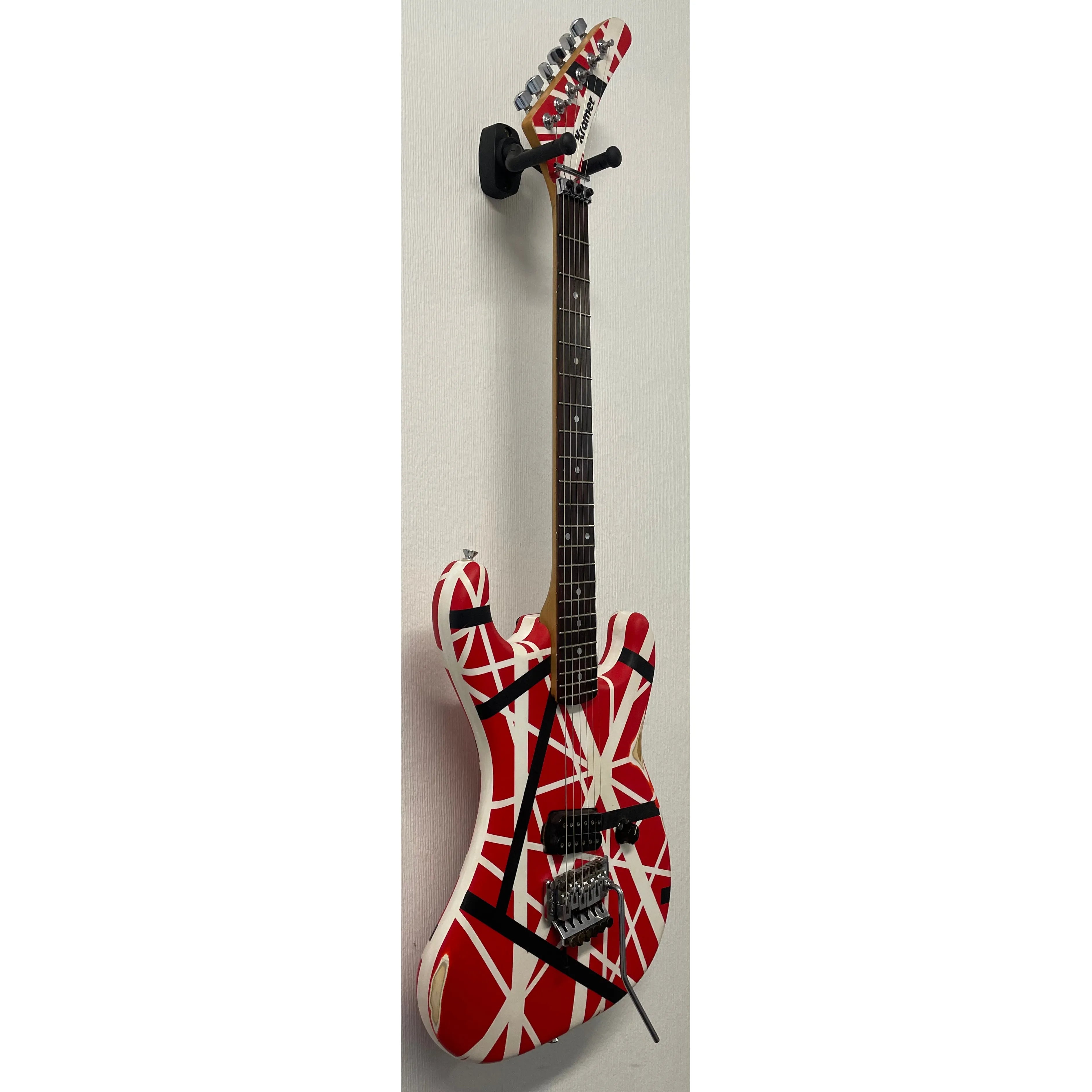 Kramer Baretta 80's Electric Guitar with Floyd Rose Refinished to an EVH Style Pre-Owned