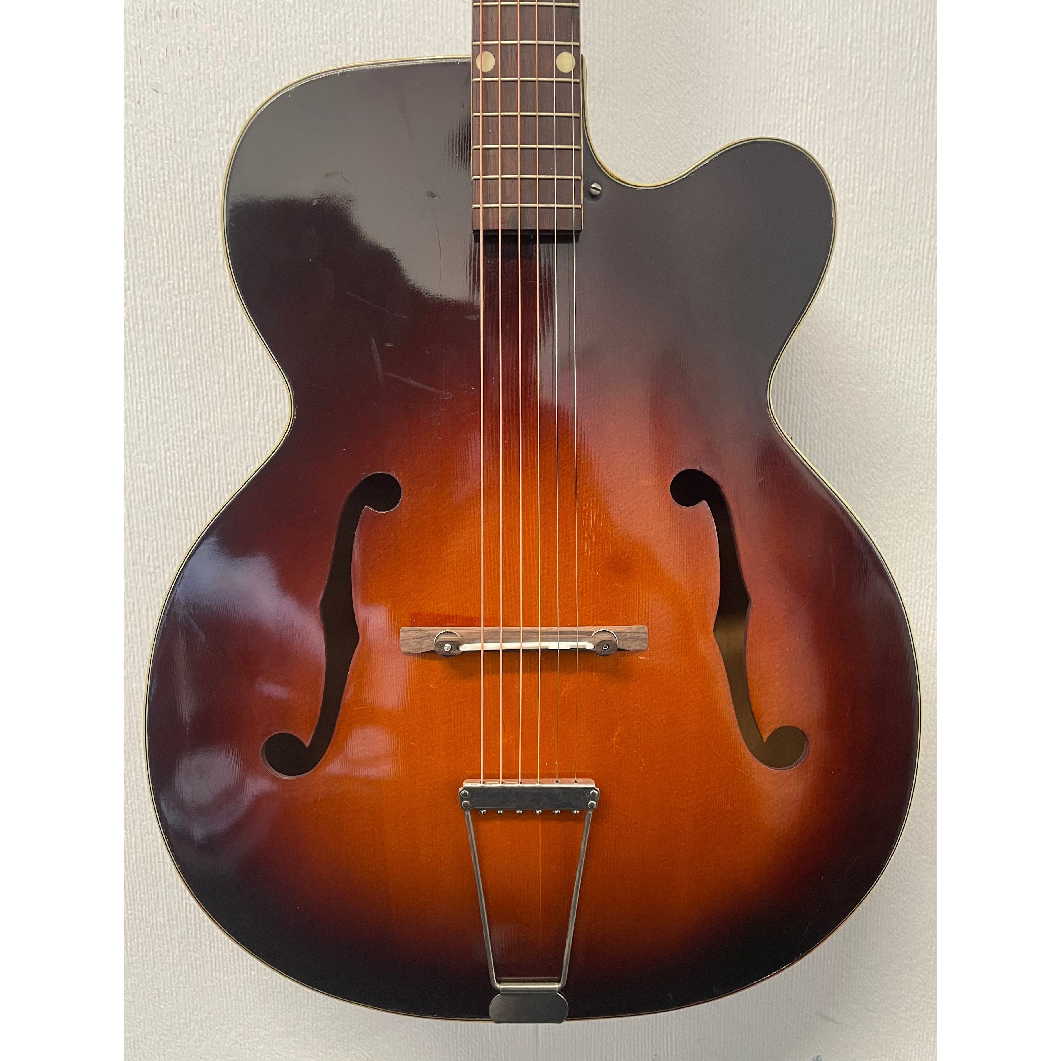 Kay K-1 Archtop Acoustic Guitar Chicago USA 1950's in Sunburst with Hardcase Pre-Owned