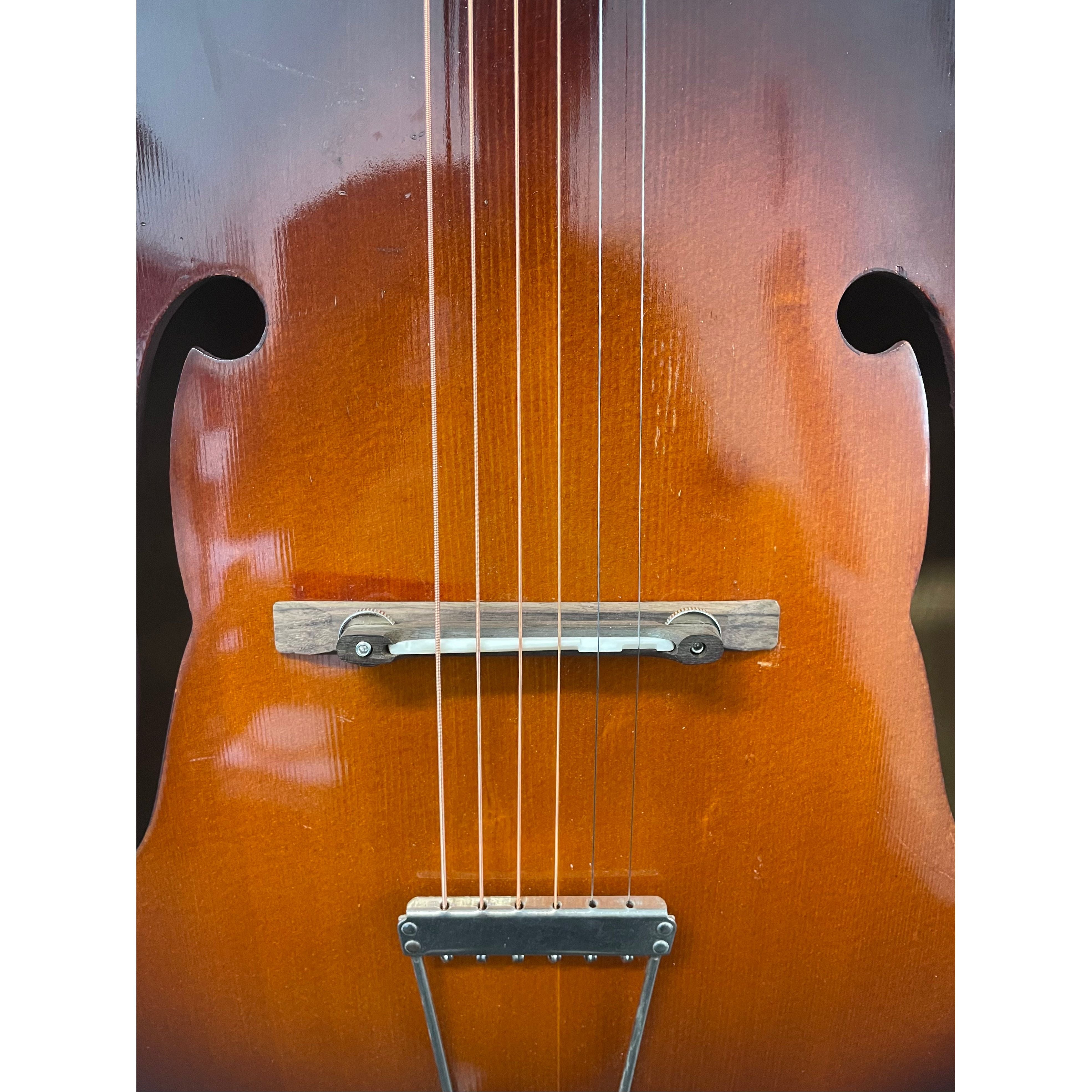 Kay K-1 Archtop Acoustic Guitar Chicago USA 1950's in Sunburst with Hardcase Pre-Owned