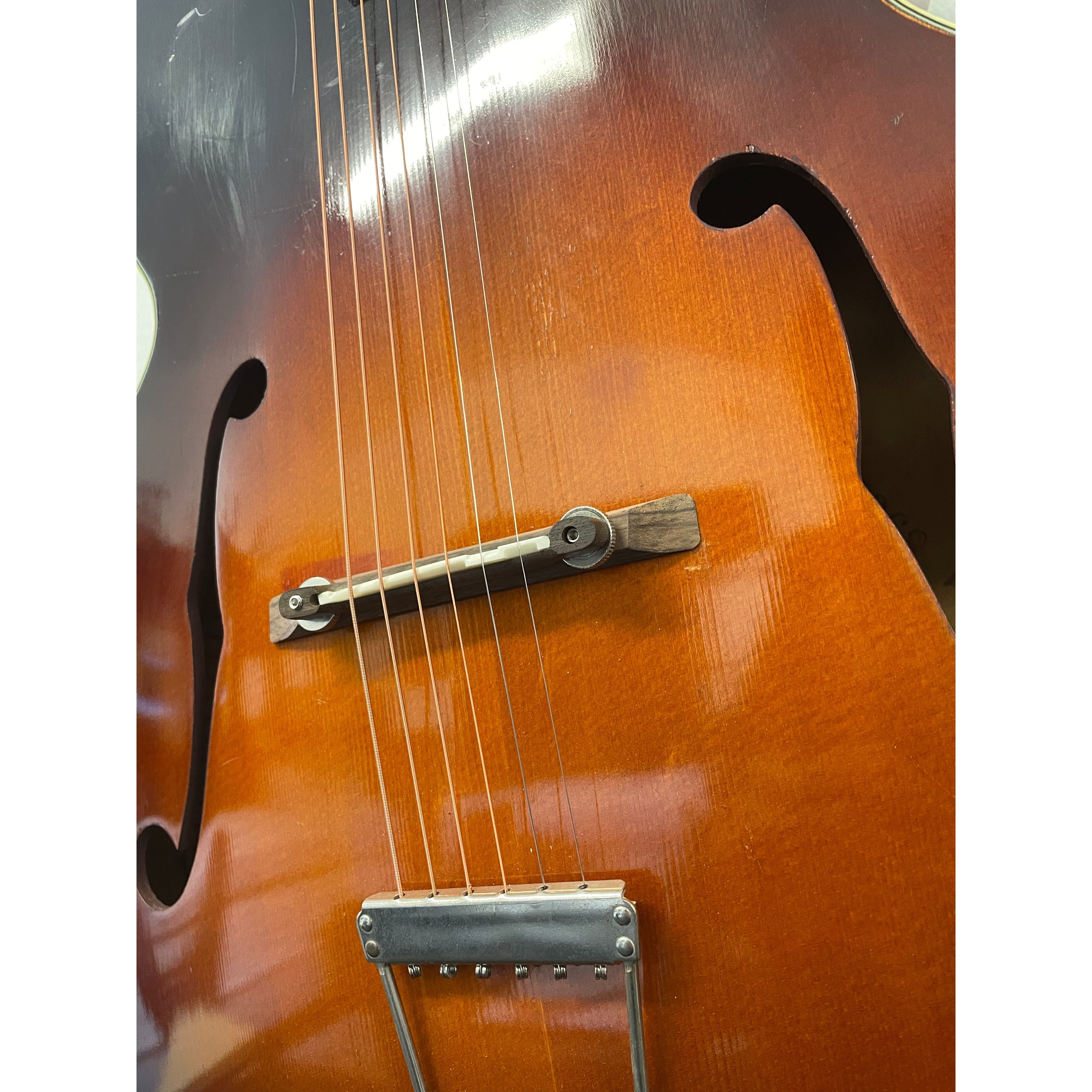 Kay K-1 Archtop Acoustic Guitar Chicago USA 1950's in Sunburst with Hardcase Pre-Owned