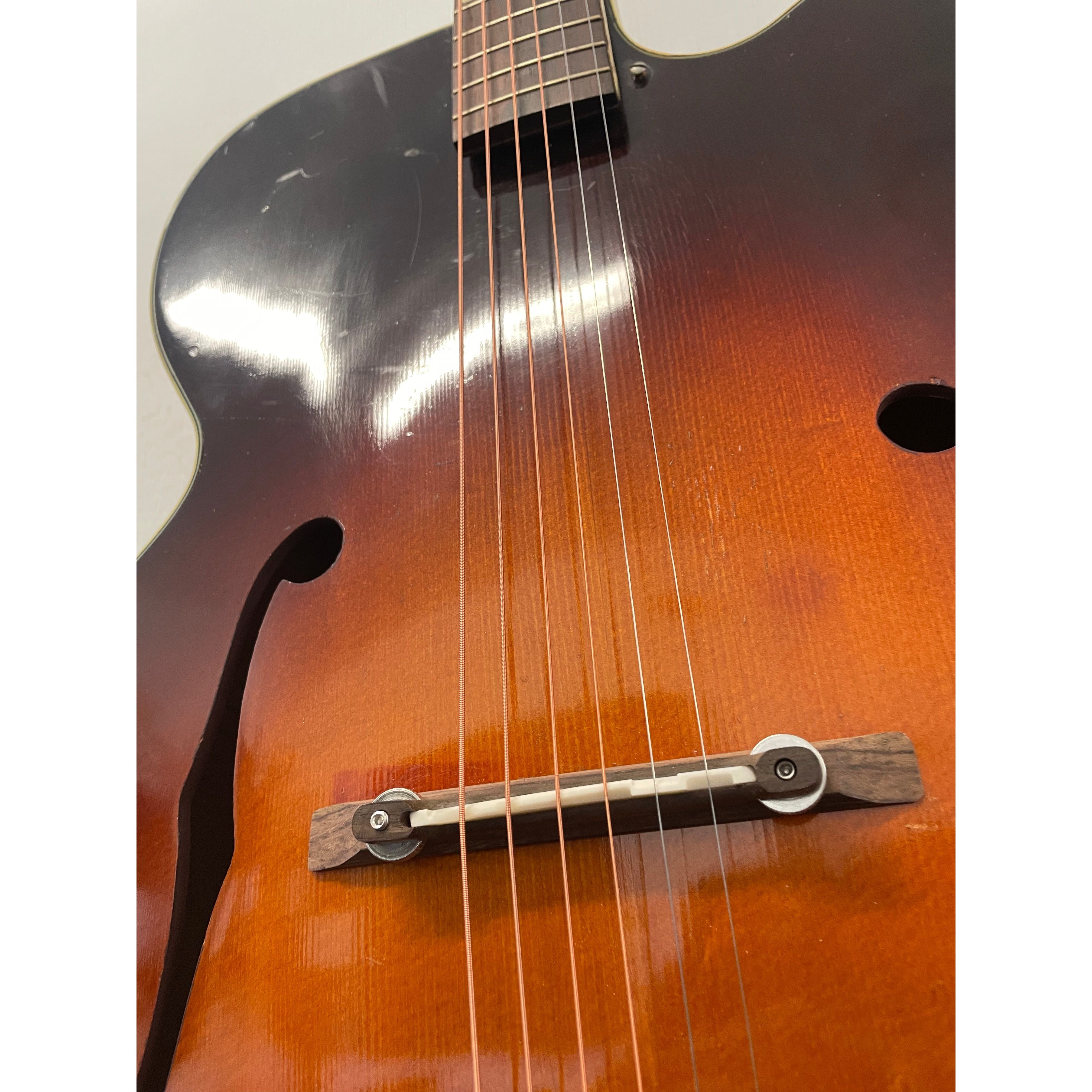 Kay K-1 Archtop Acoustic Guitar Chicago USA 1950's in Sunburst with Hardcase Pre-Owned