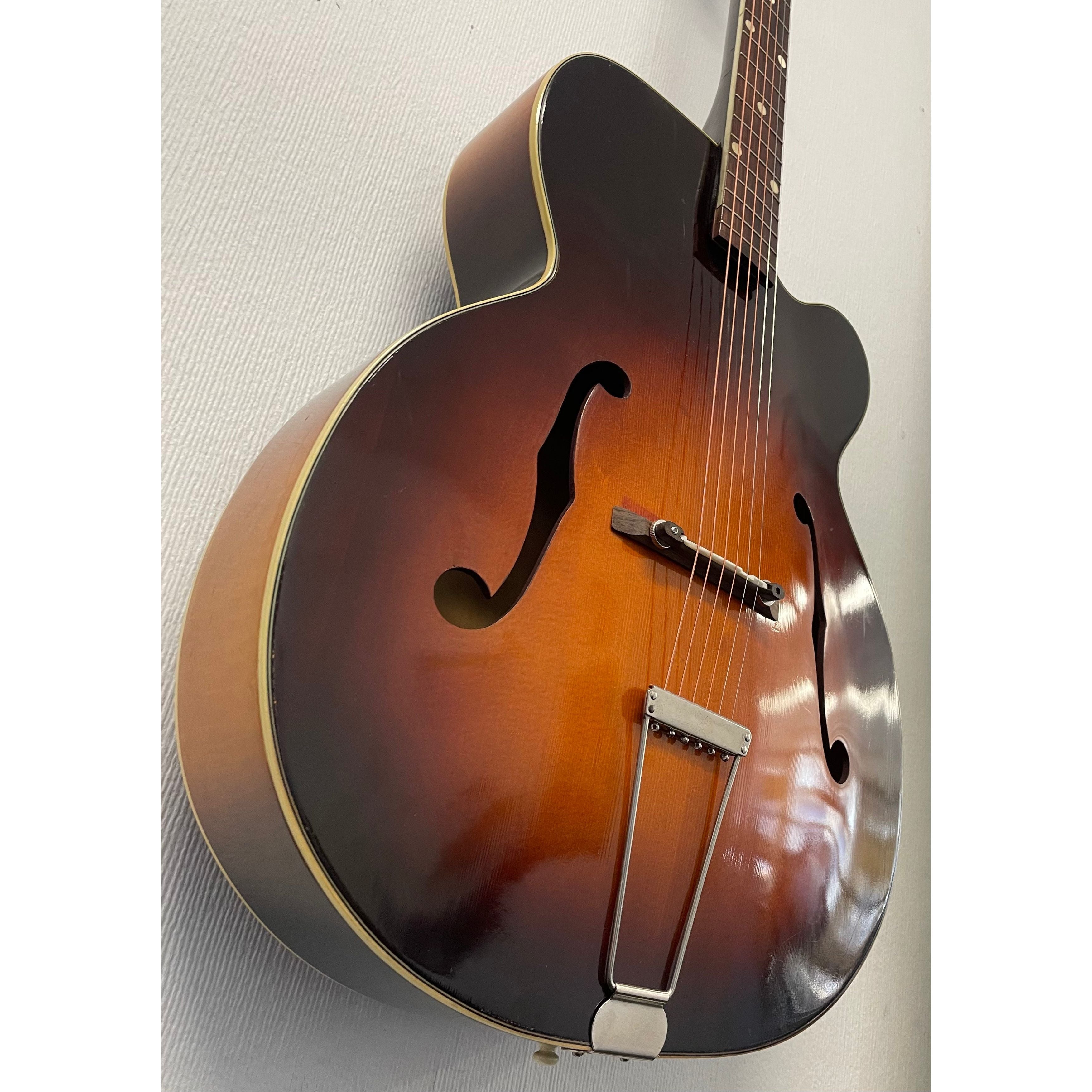 Kay K-1 Archtop Acoustic Guitar Chicago USA 1950's in Sunburst with Hardcase Pre-Owned