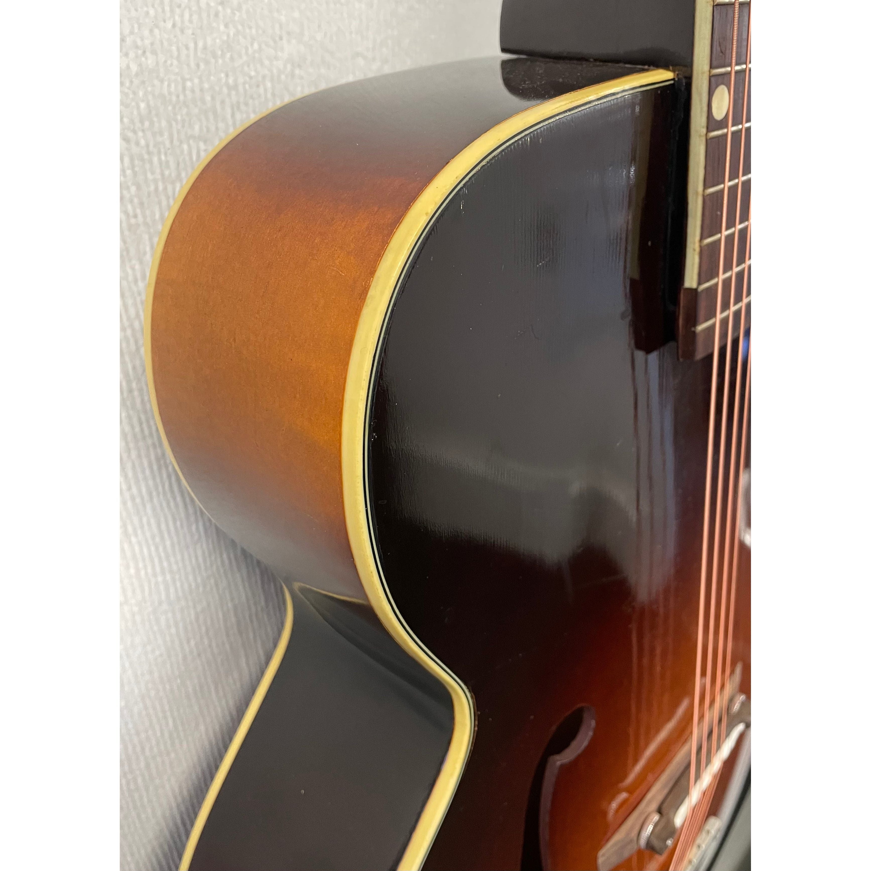 Kay K-1 Archtop Acoustic Guitar Chicago USA 1950's in Sunburst with Hardcase Pre-Owned