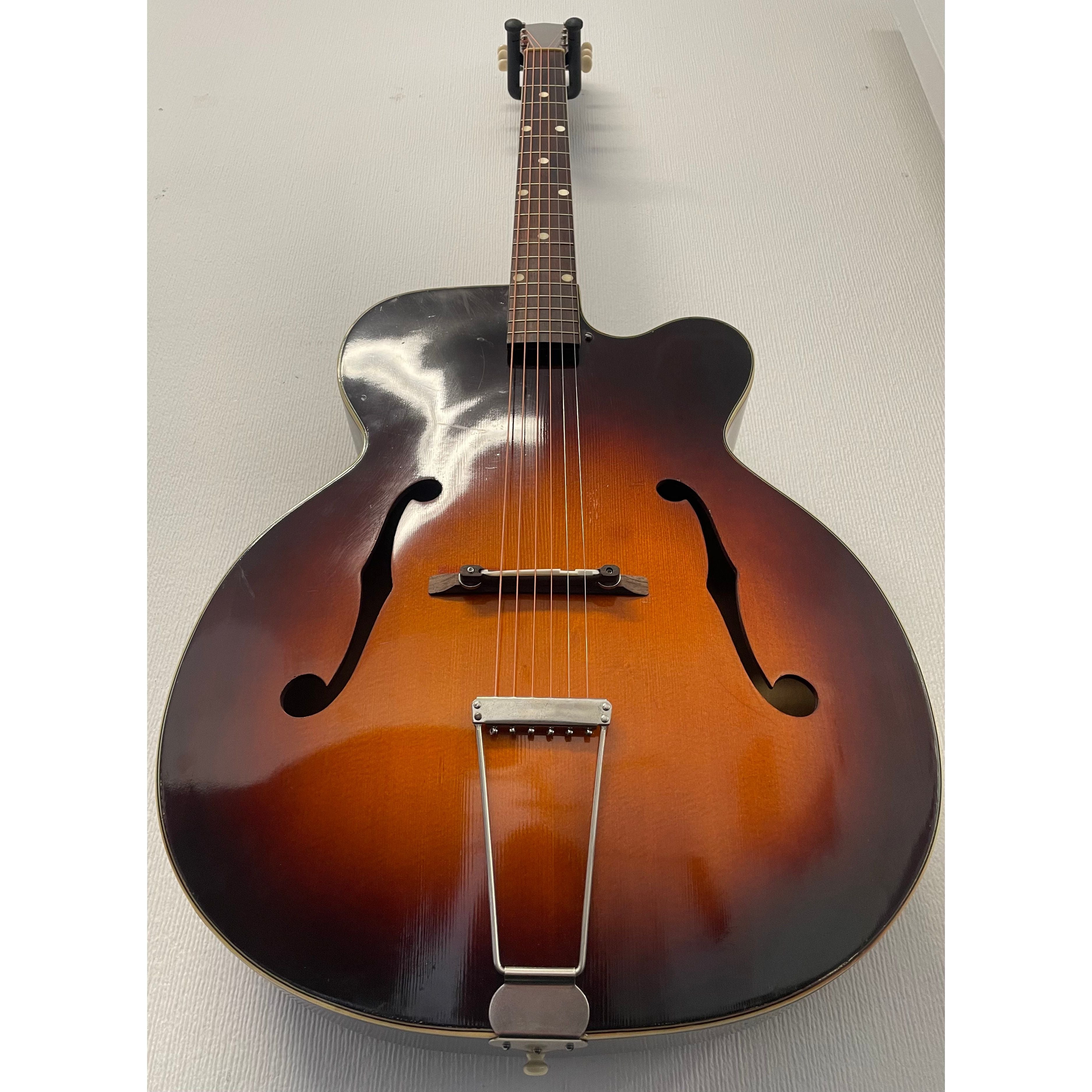 Kay K-1 Archtop Acoustic Guitar Chicago USA 1950's in Sunburst with Hardcase Pre-Owned