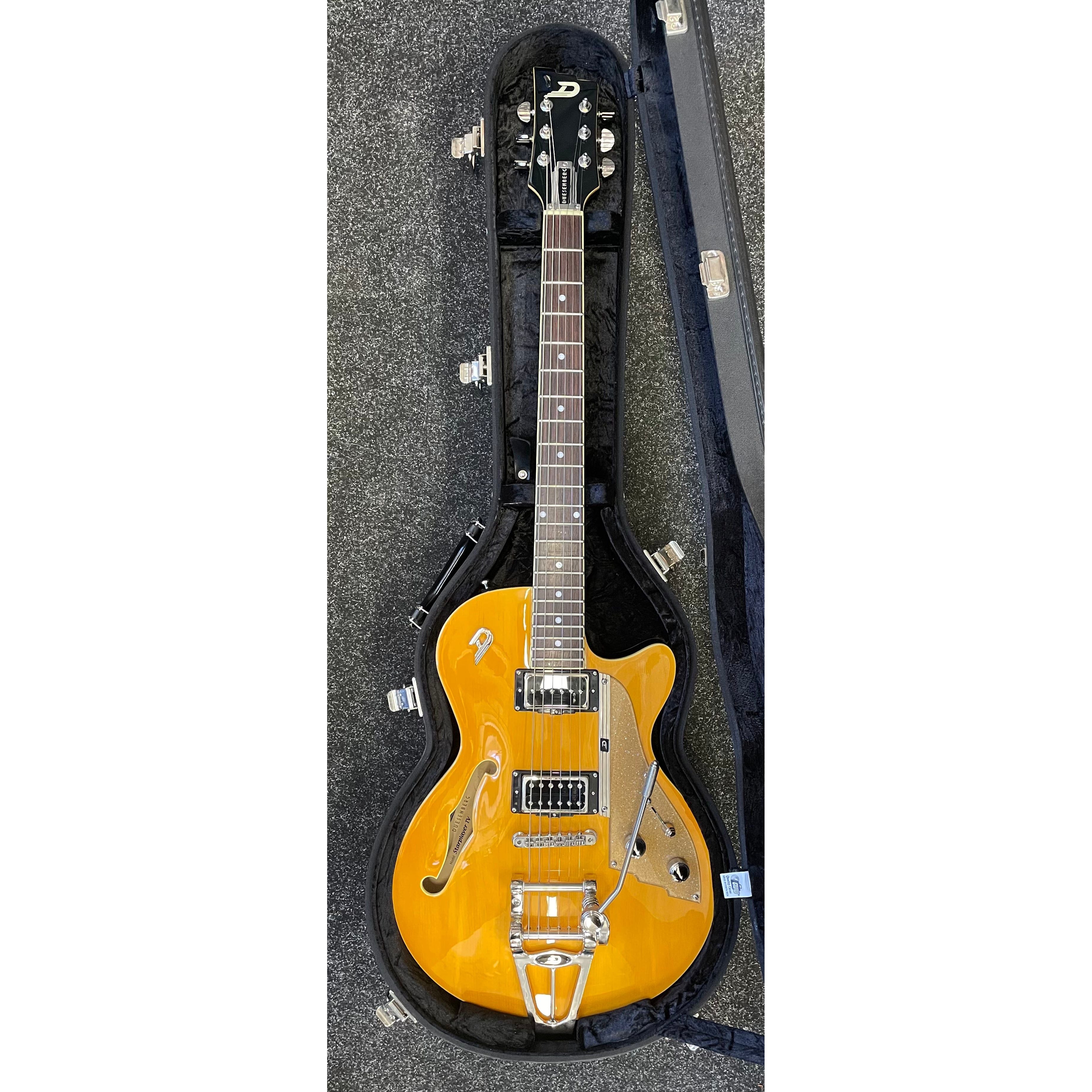 Duesenberg Starplayer TV in Trans Orange with Original Hardcase and Case Candy Pre-Owned