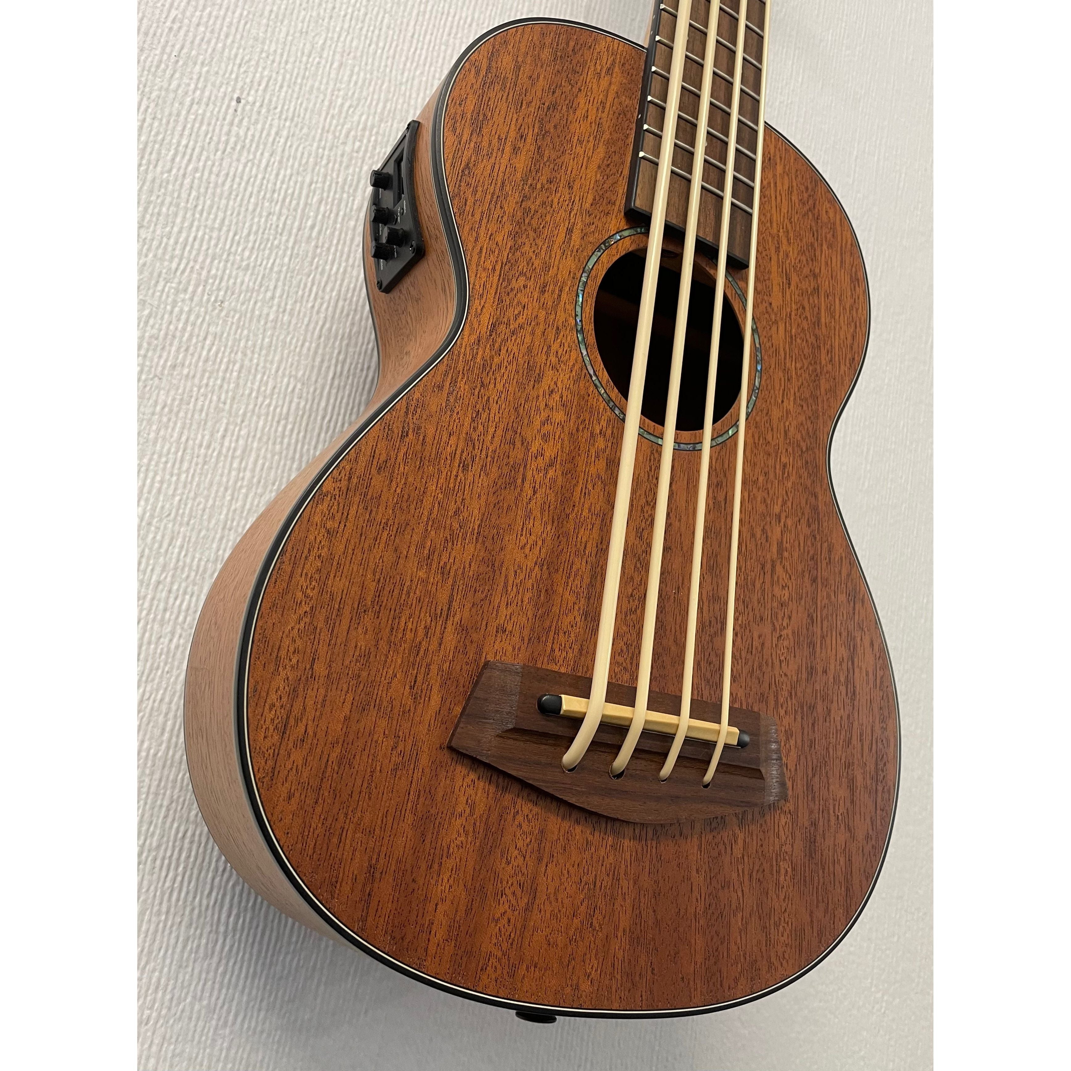 Snail SUBBAS10 Electro Acoustic Ukulele Bass in Natural with Original Gigbag Pre-Owned