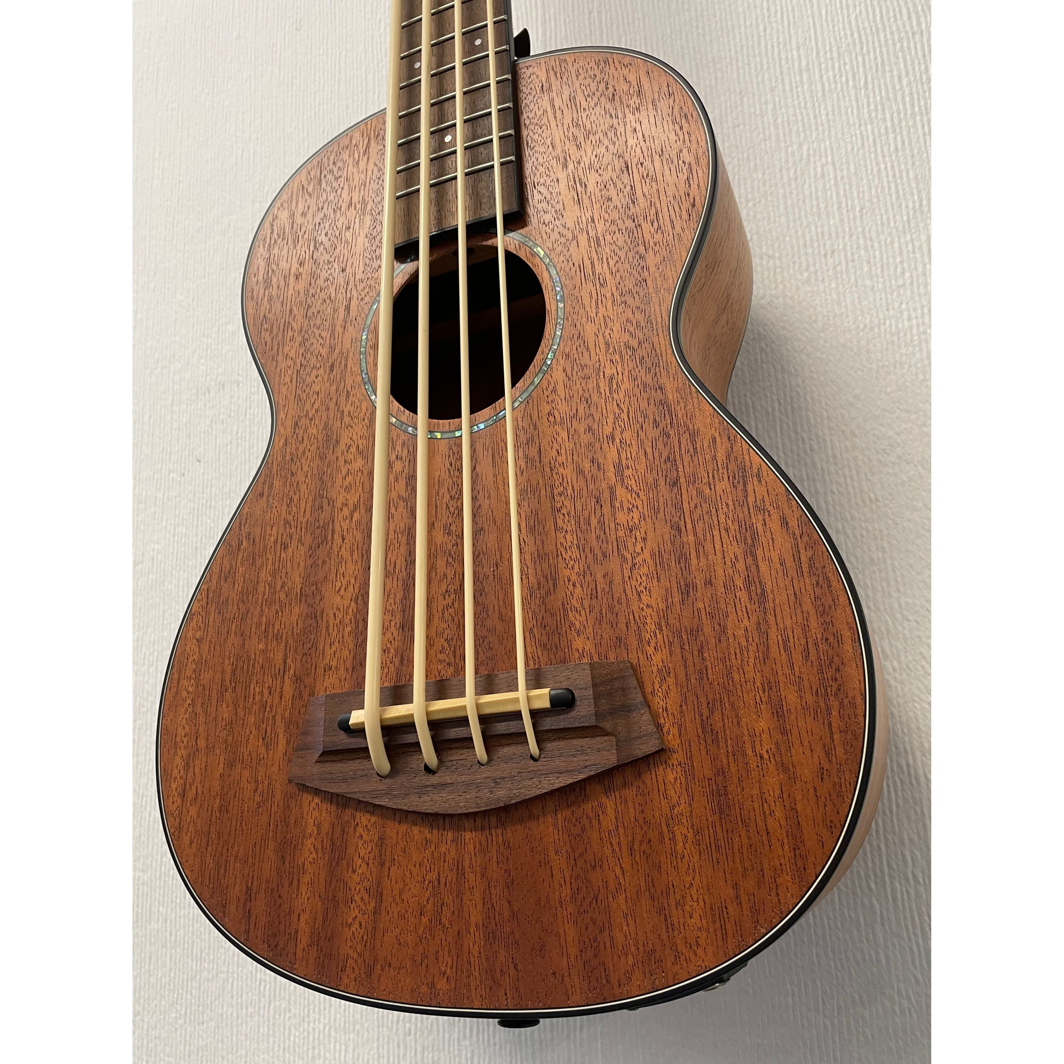 Snail SUBBAS10 Electro Acoustic Ukulele Bass in Natural with Original Gigbag Pre-Owned