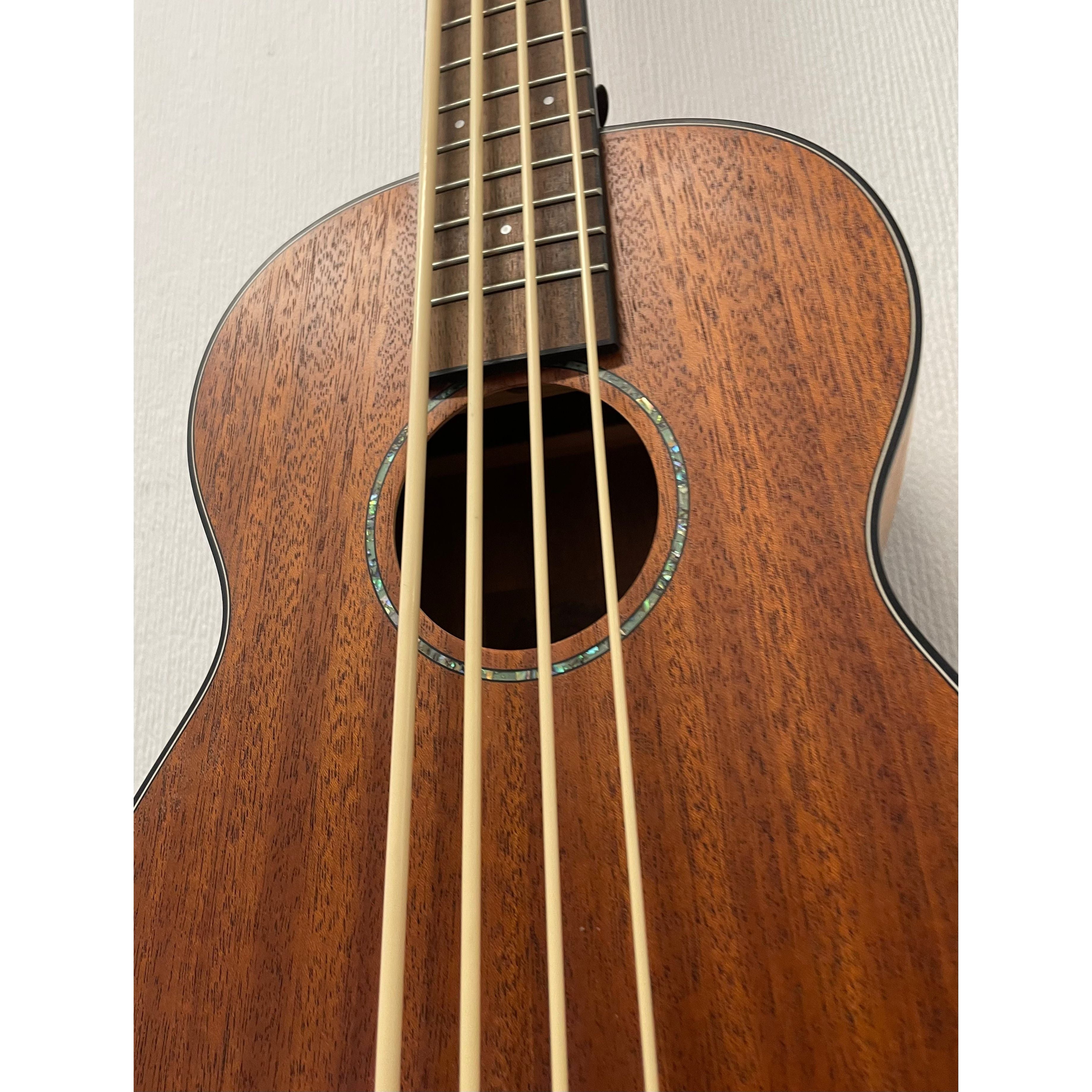 Snail SUBBAS10 Electro Acoustic Ukulele Bass in Natural with Original Gigbag Pre-Owned