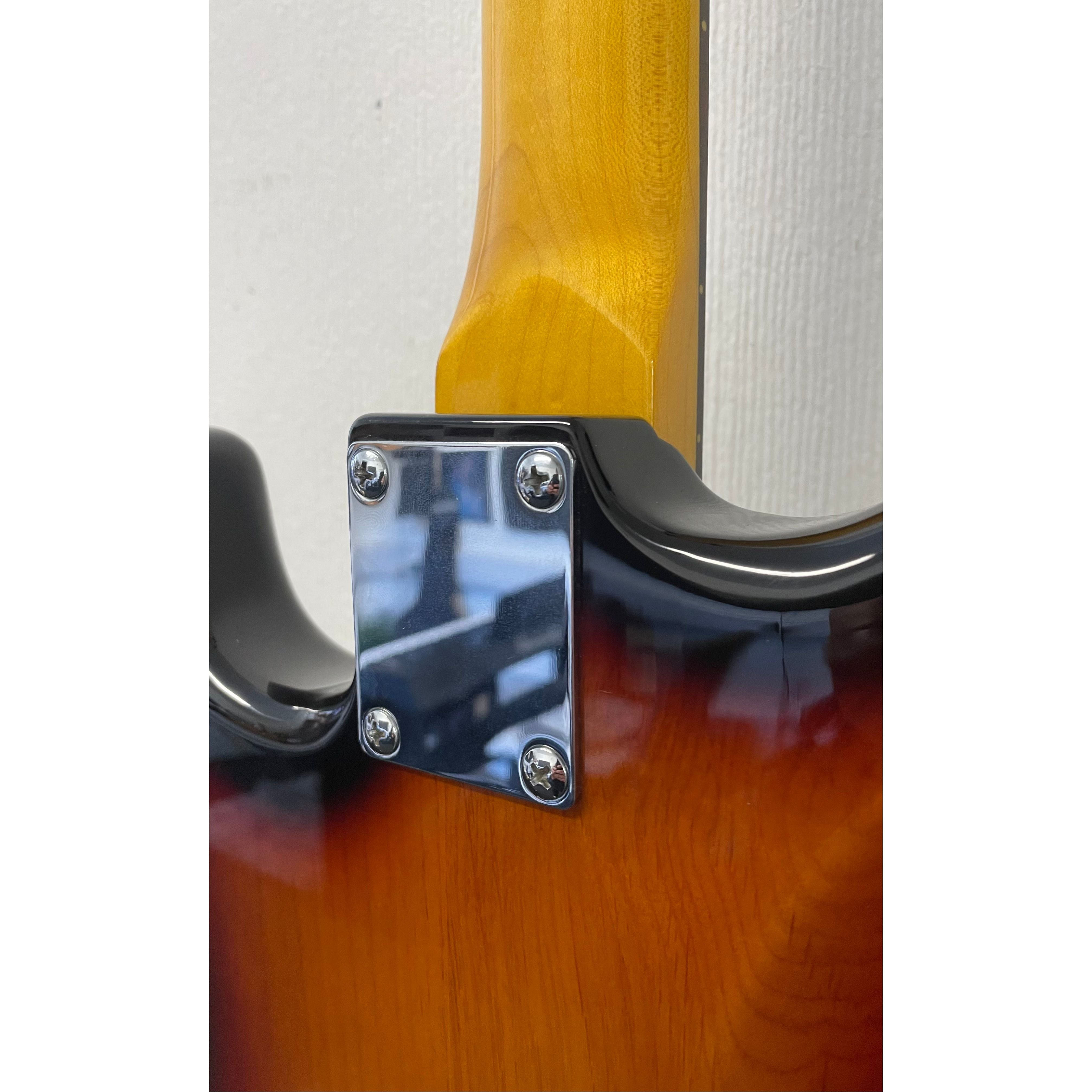 Vintage V6 Reissue Series Custom Pro Stratocaster Style Electric Guitar in Sunburst Pre-Owned