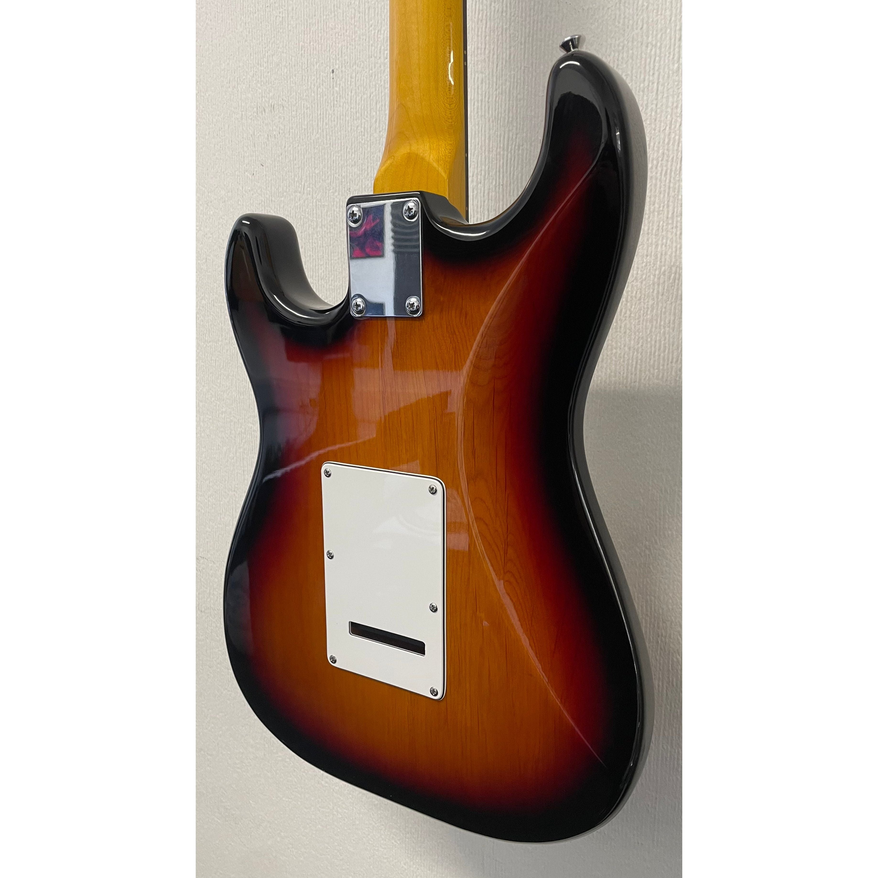 Vintage V6 Reissue Series Custom Pro Stratocaster Style Electric Guitar in Sunburst Pre-Owned