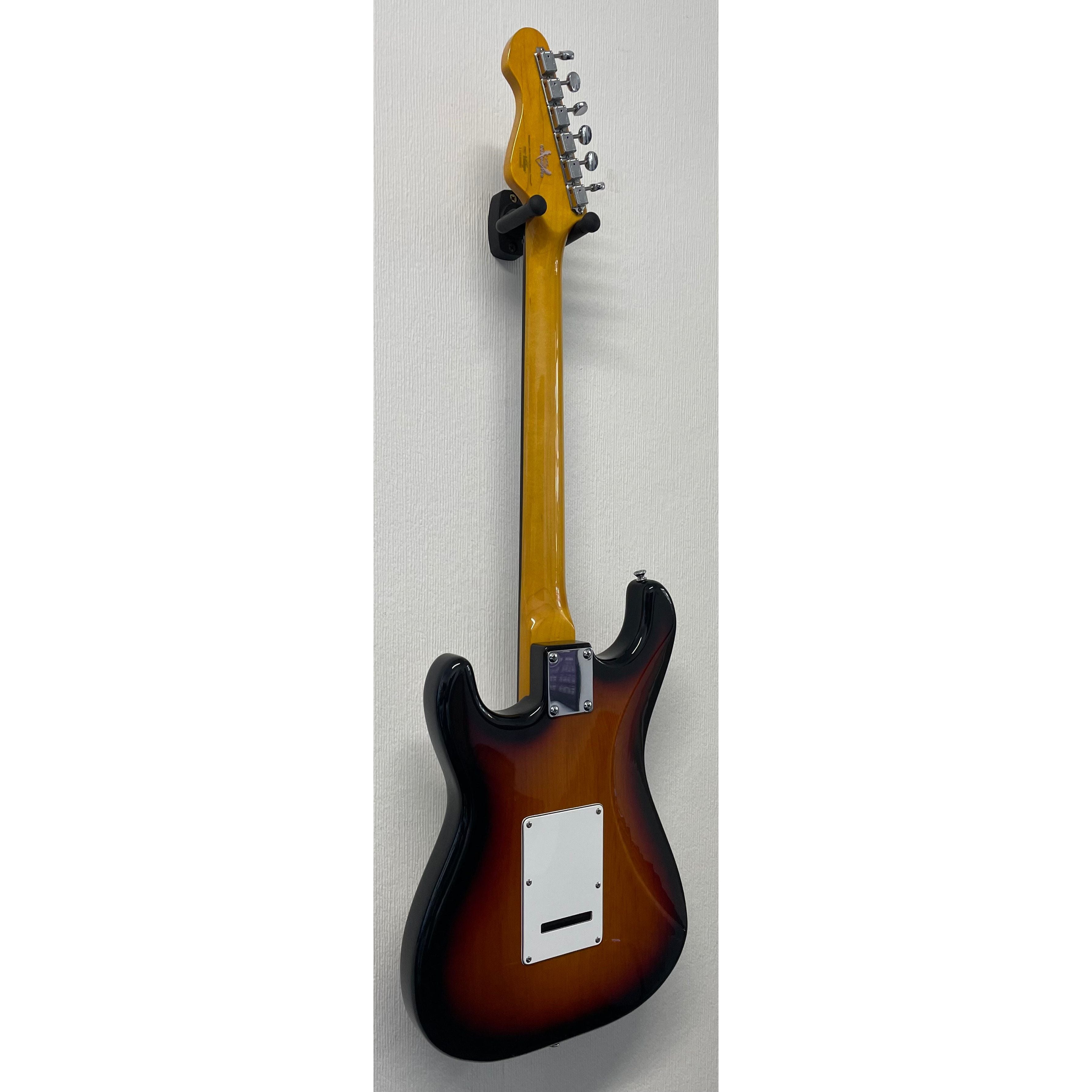 Vintage V6 Reissue Series Custom Pro Stratocaster Style Electric Guitar in Sunburst Pre-Owned