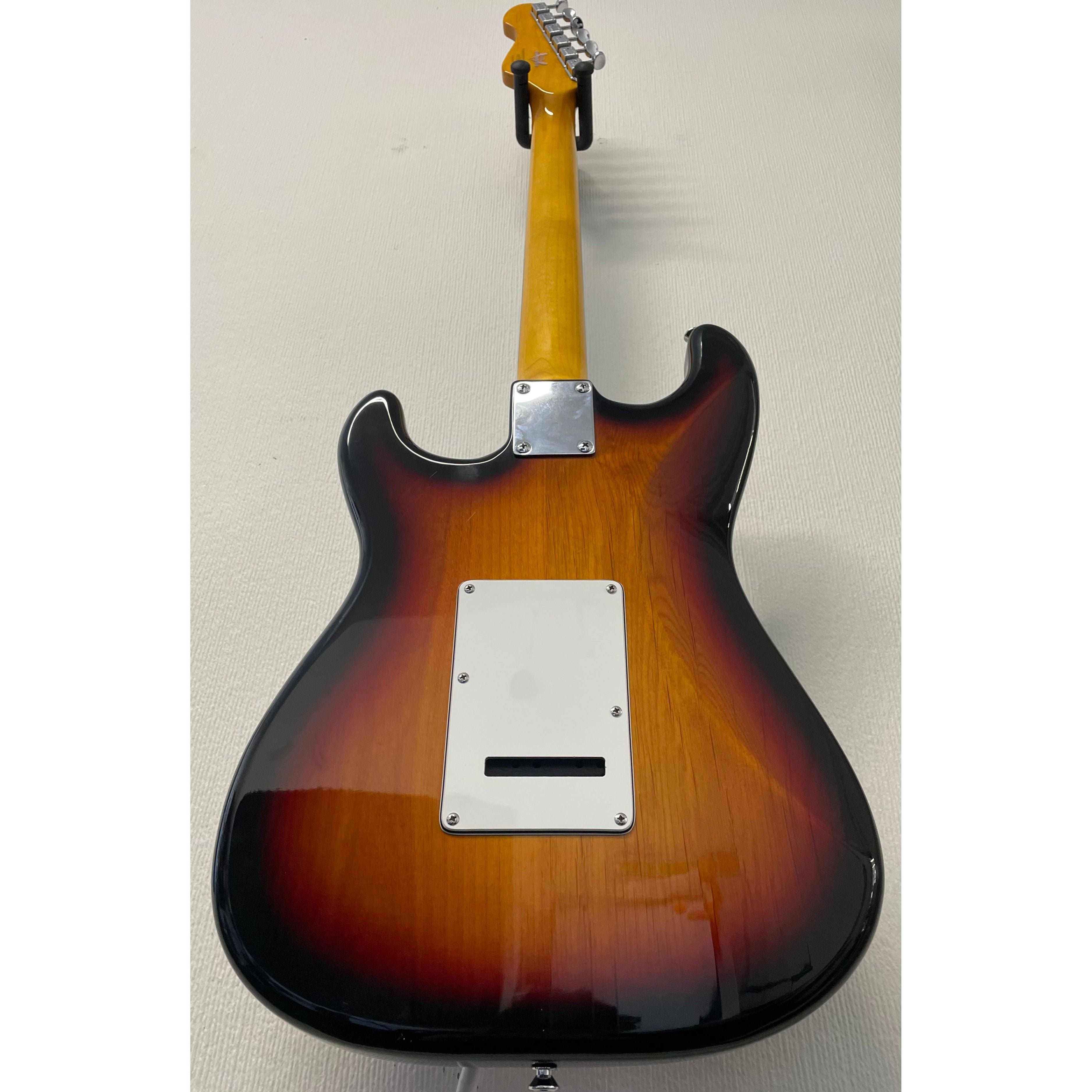 Vintage V6 Reissue Series Custom Pro Stratocaster Style Electric Guitar in Sunburst Pre-Owned