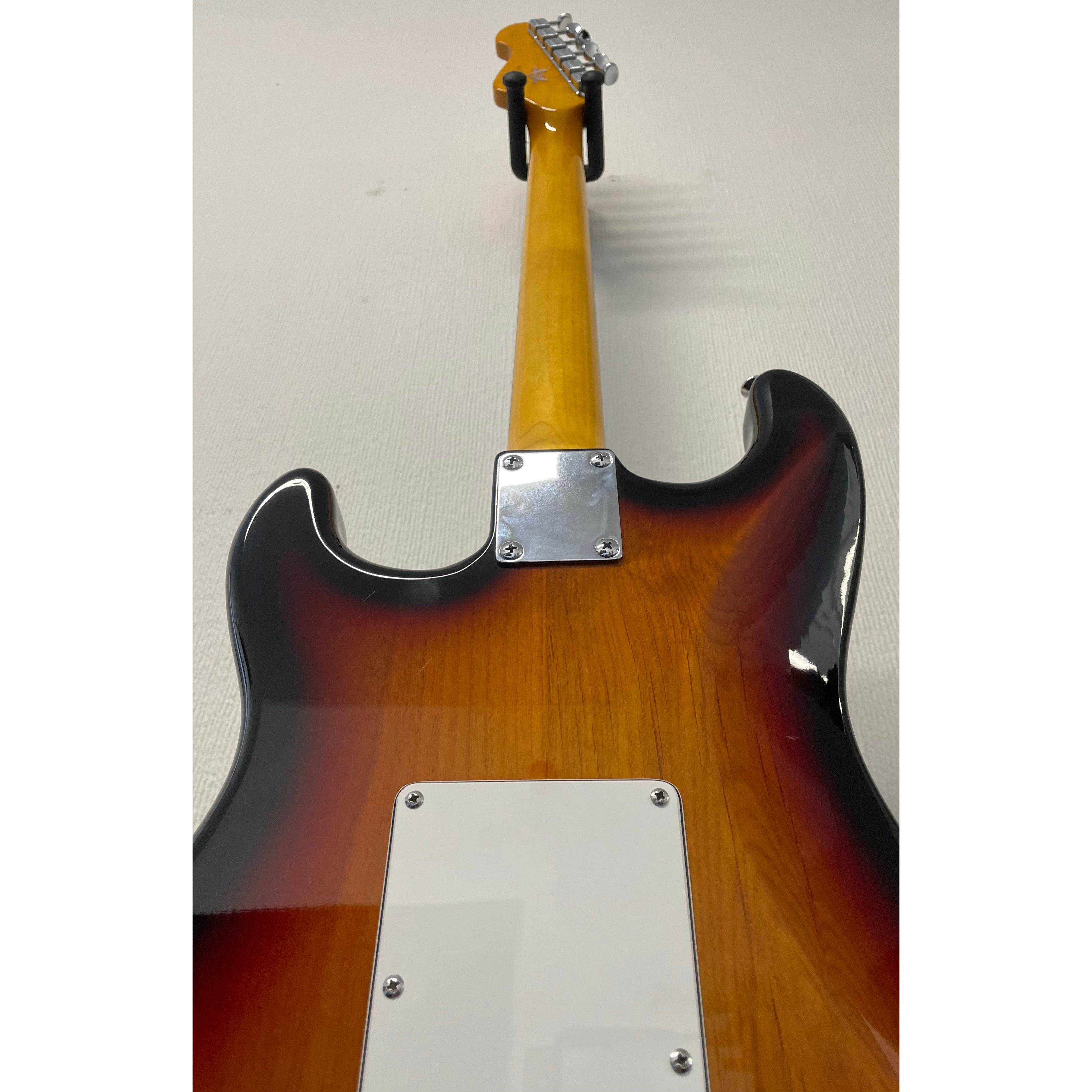 Vintage V6 Reissue Series Custom Pro Stratocaster Style Electric Guitar in Sunburst Pre-Owned