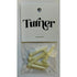 Bridge Pins for Acoustic Guitar in White Pack of 6
