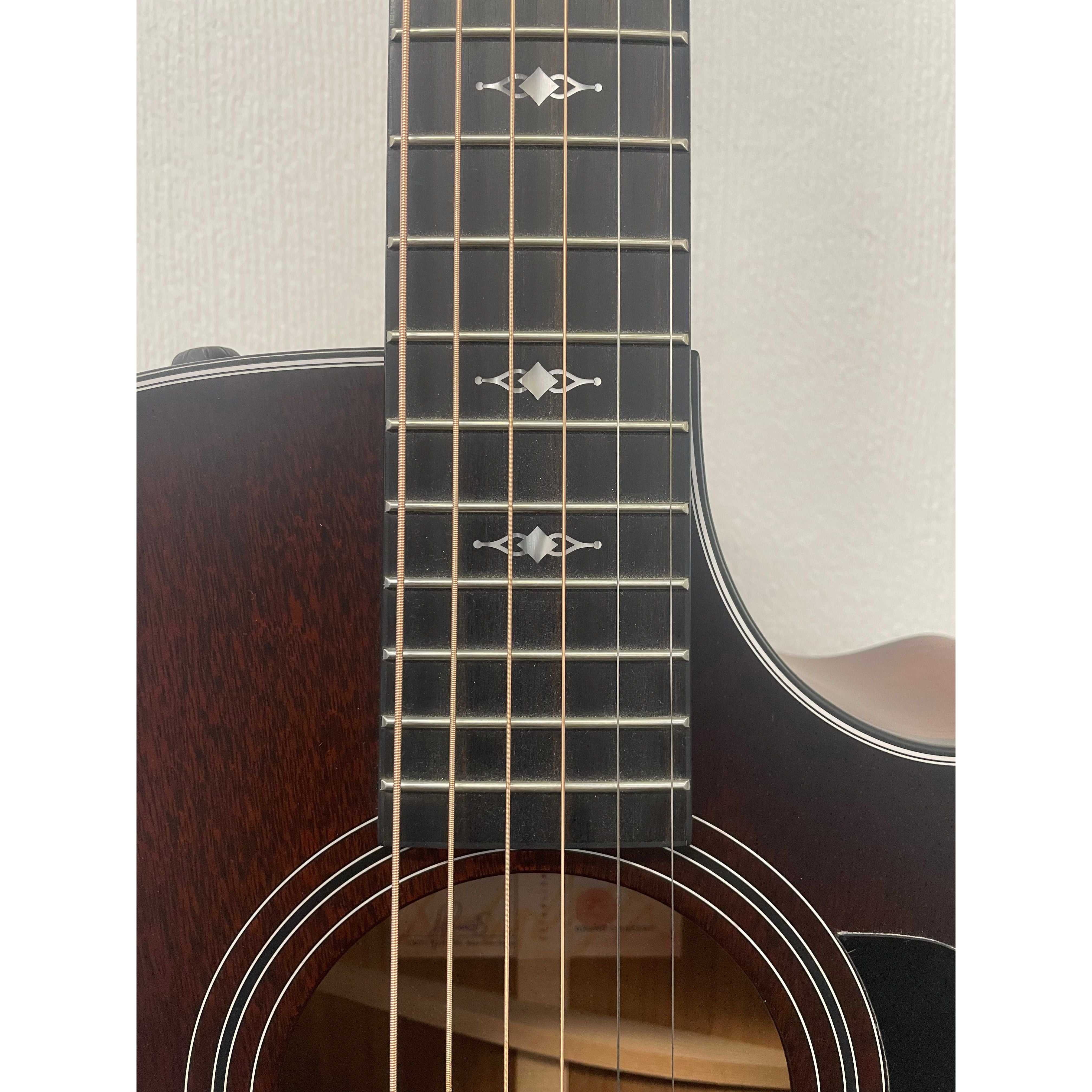 Taylor 322CE Concert Size Electro Acoustic Guitar with Venetian Cutaway in Tropical Mahogany with Hardcase Pre-Owned