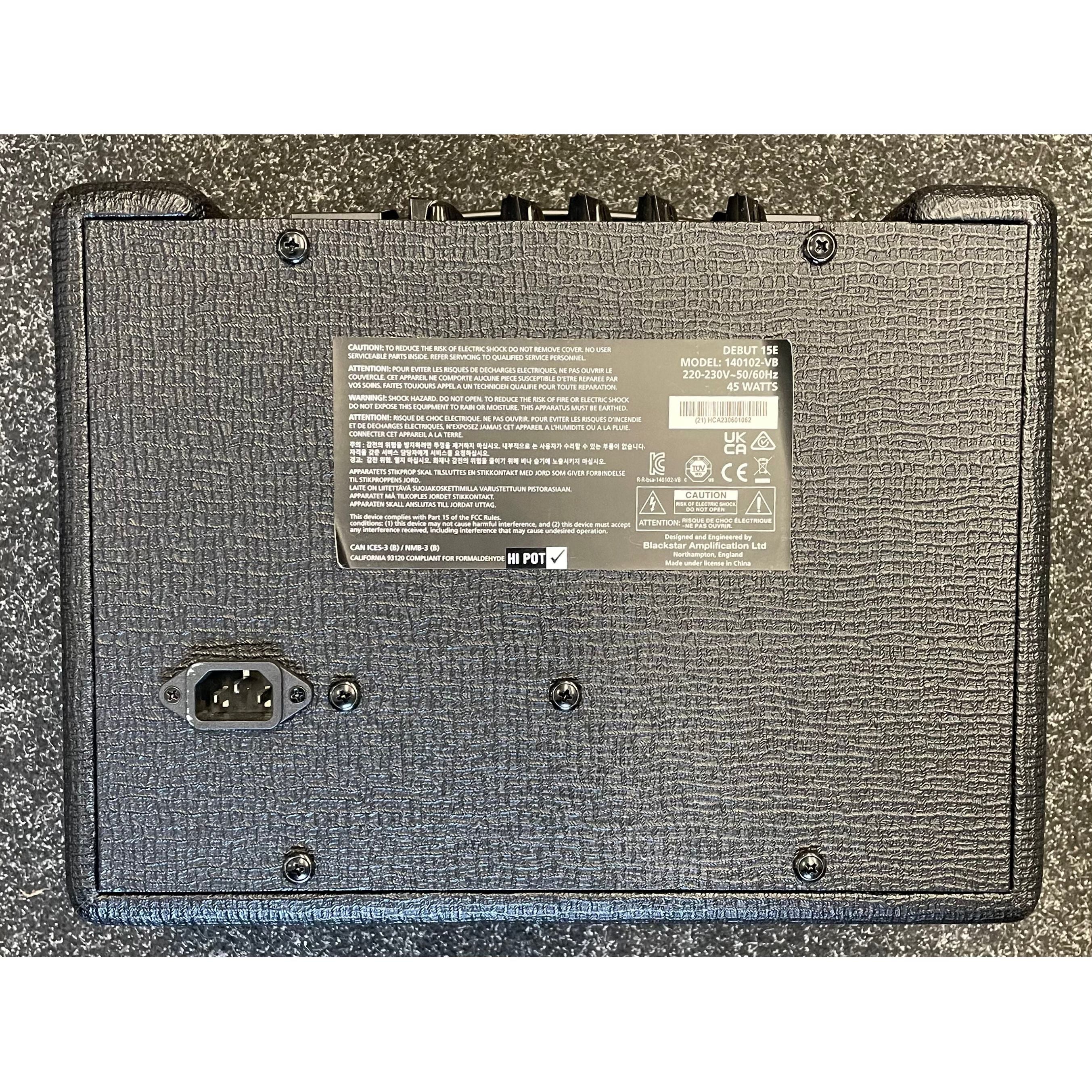 Blackstar Debut 15E Combo Amplifier for Electric Guitar Pre-Owned