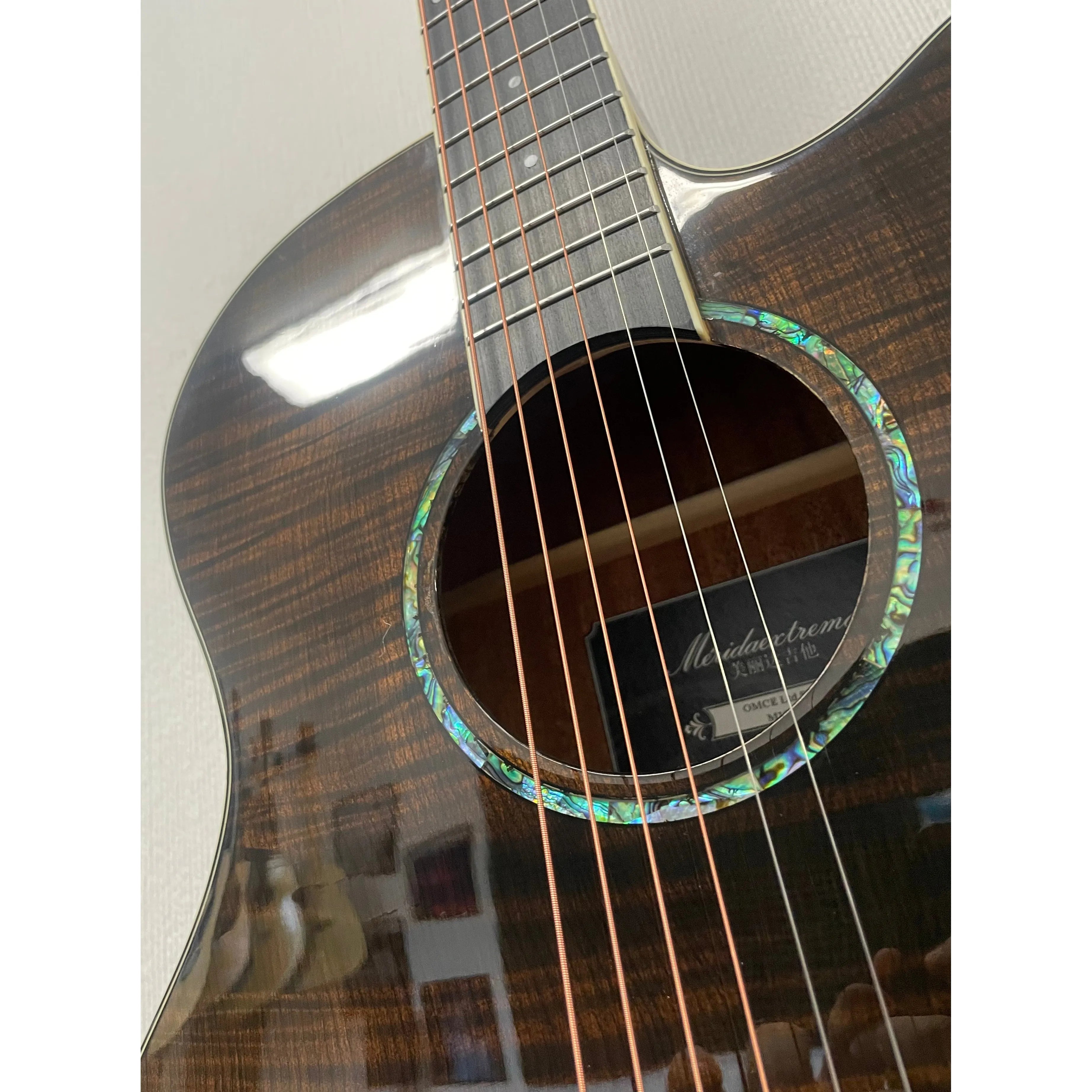 Meridia Exrema Electro Acoustic Guitar OMCE LTD STBK with Gigbag Pre-Owned