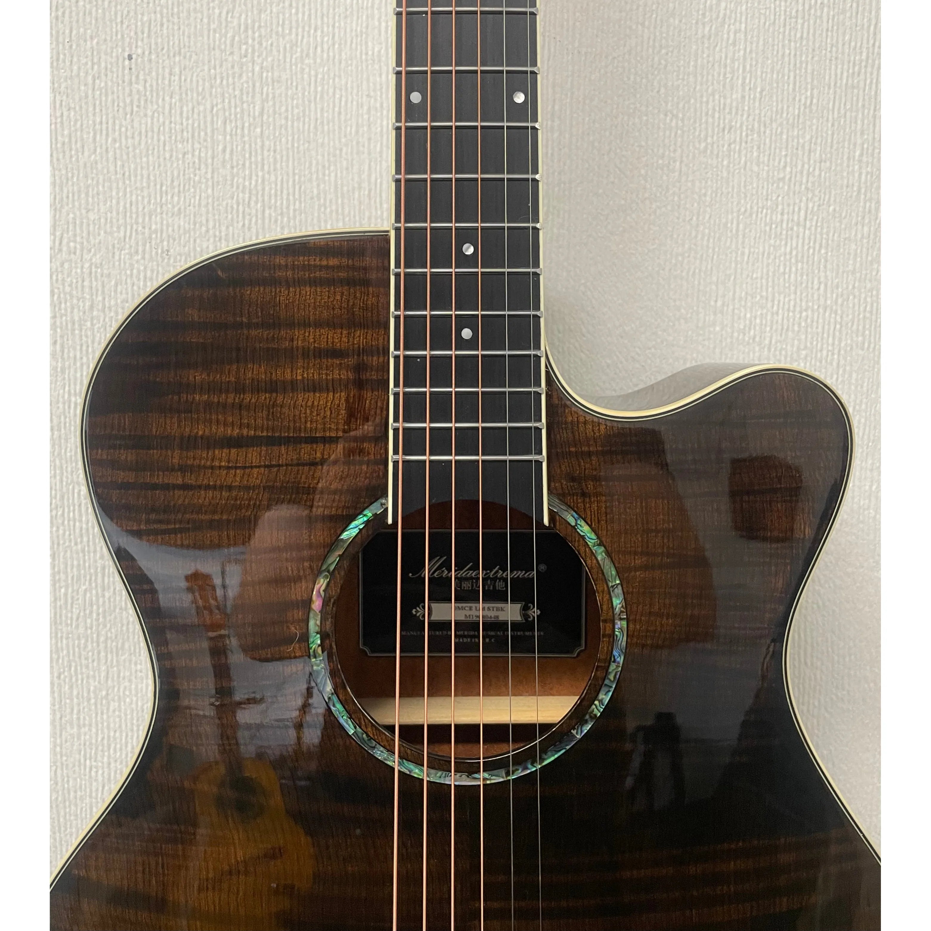 Meridia Exrema Electro Acoustic Guitar OMCE LTD STBK with Gigbag Pre-Owned