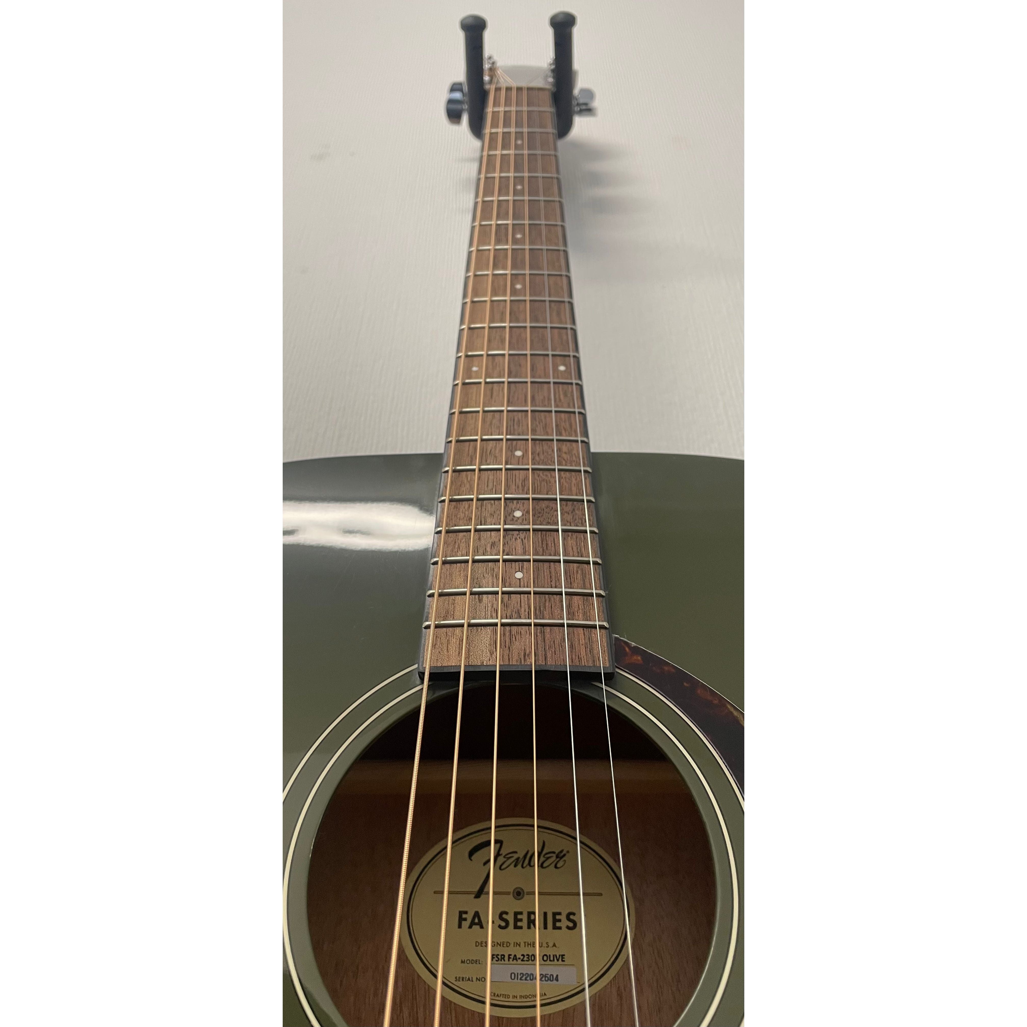 Fender FA Series Electro Acoustic Guitar FSR FA-230E in Olive Green Pre-Owned