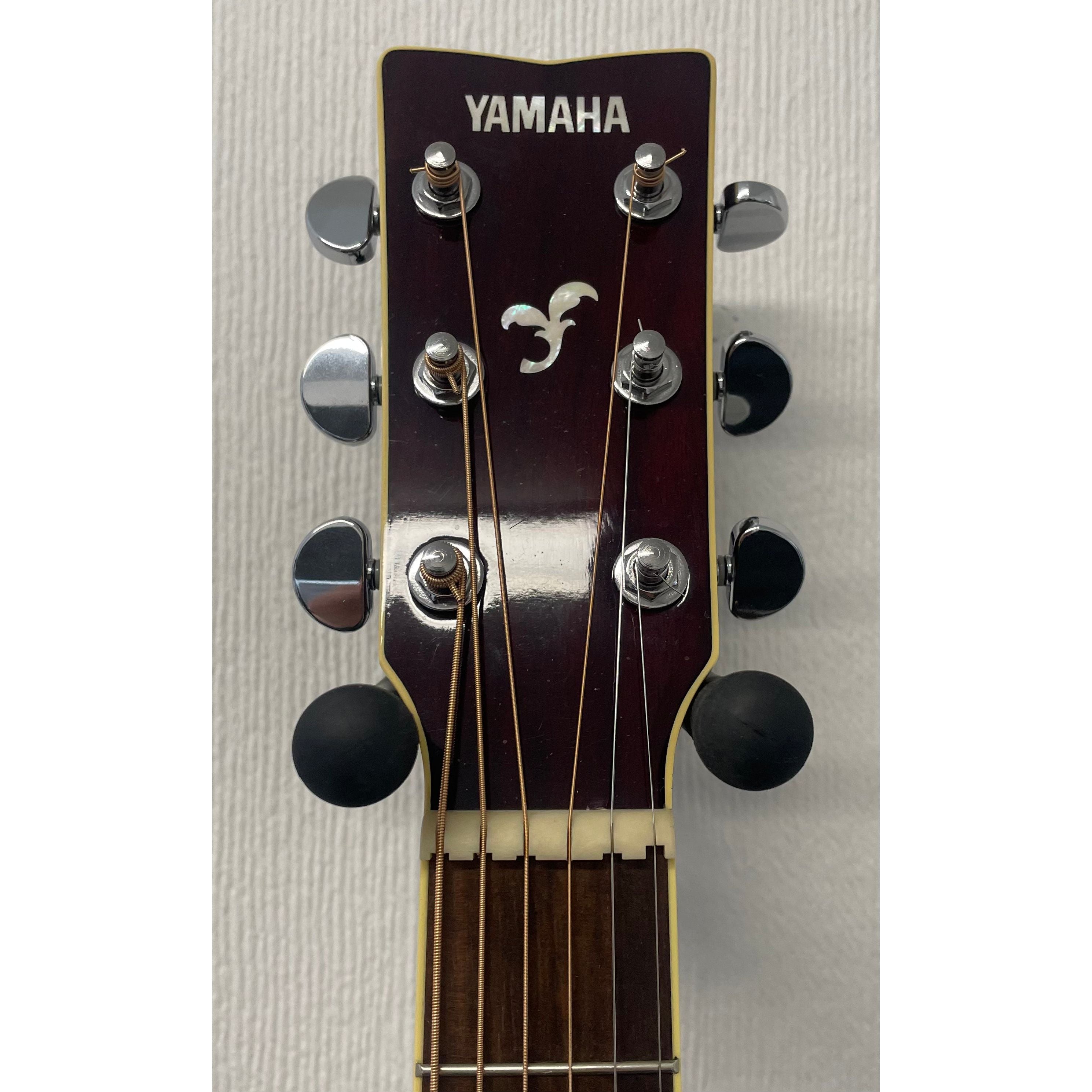 Yamaha FG740SFM Flamed Maple Dreadnought Electro Acoustic Guitar in Vintage Pre-Owned