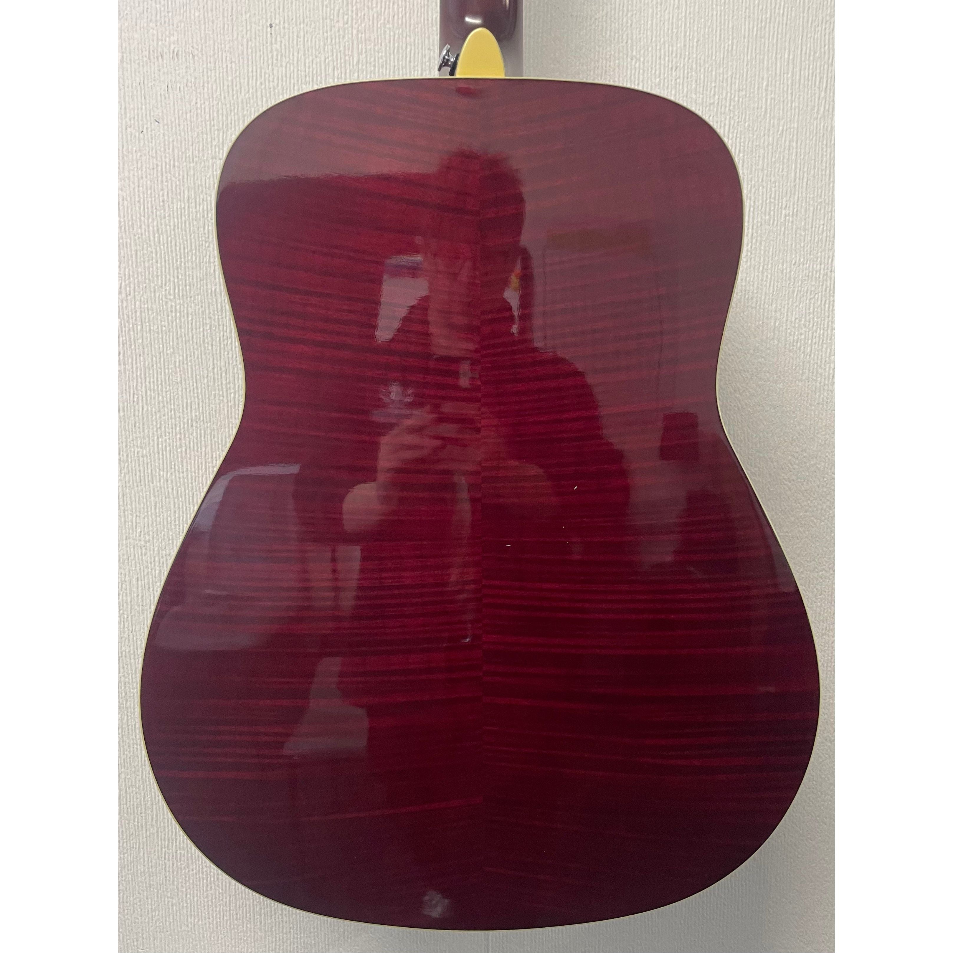 Yamaha FG740SFM Flamed Maple Dreadnought Electro Acoustic Guitar in Vintage Pre-Owned