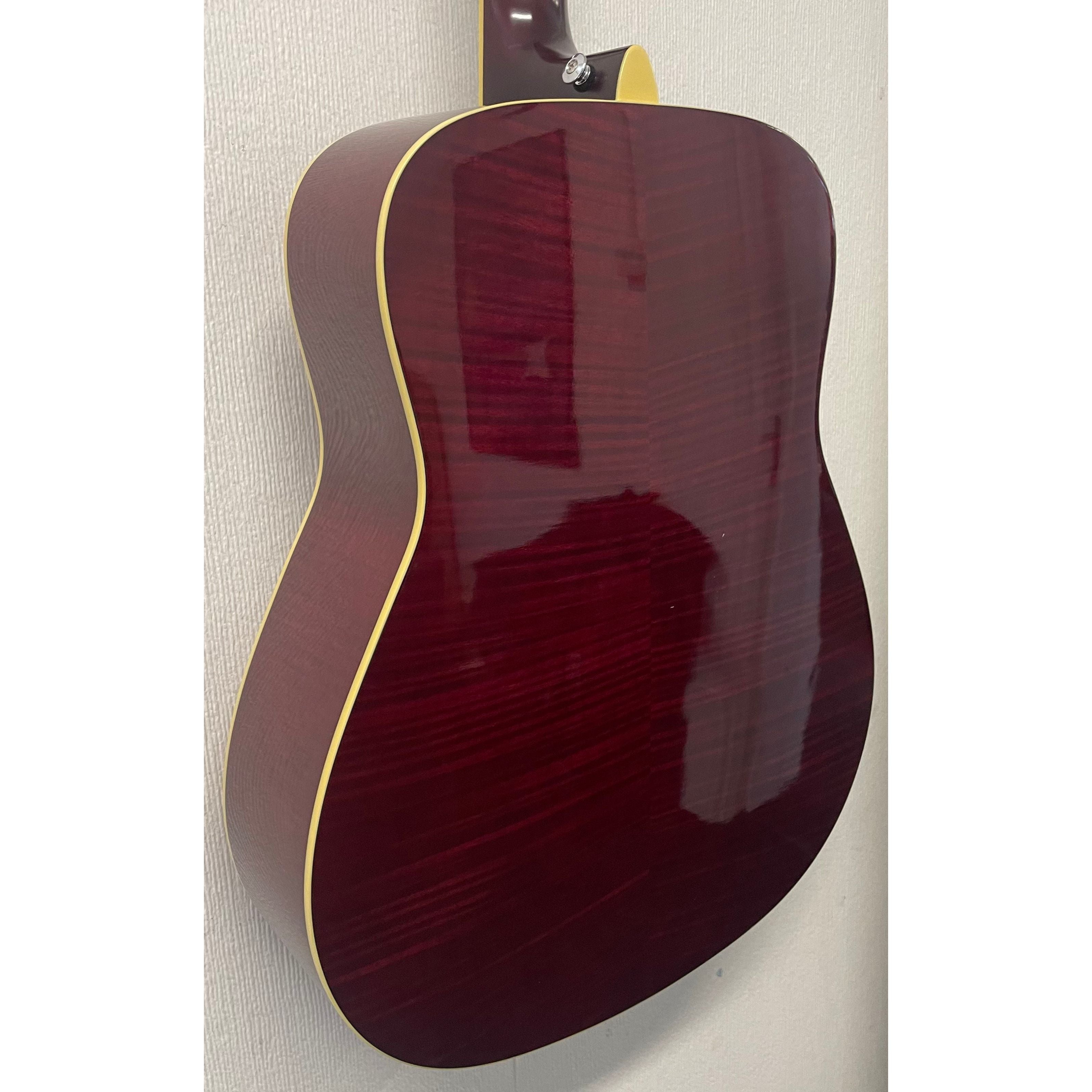 Yamaha FG740SFM Flamed Maple Dreadnought Electro Acoustic Guitar in Vintage Pre-Owned
