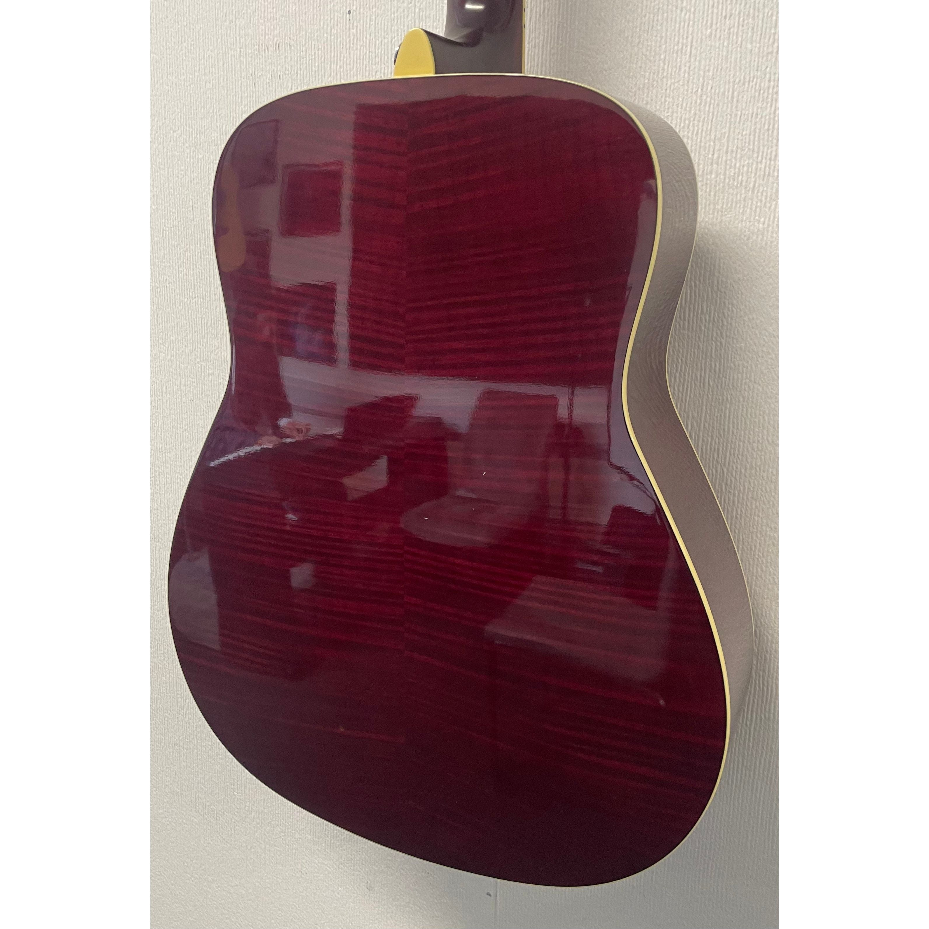 Yamaha FG740SFM Flamed Maple Dreadnought Electro Acoustic Guitar in Vintage Pre-Owned