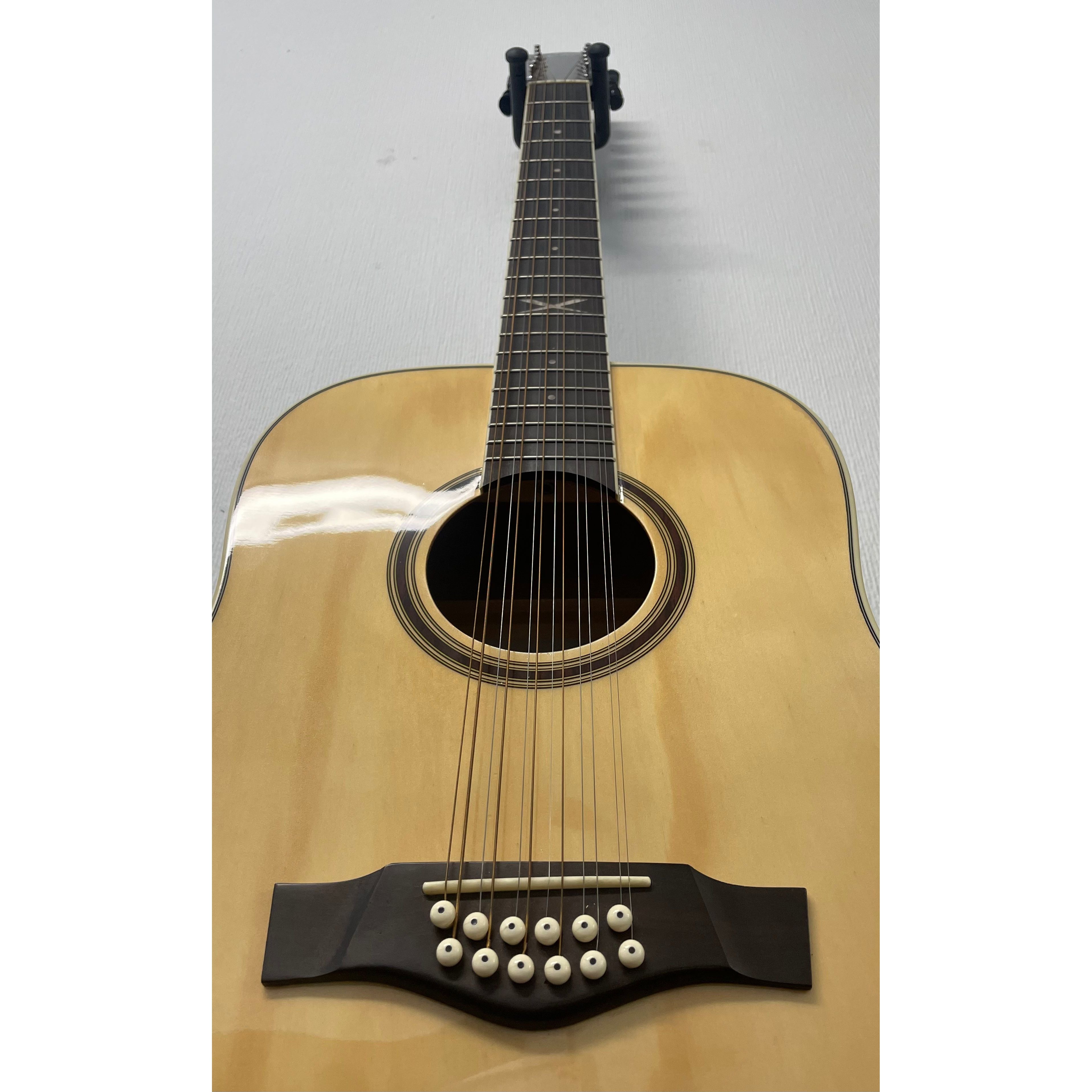 EKO NXT Series 12 String Electro Acoustic Guitar NXT DXII EQ in Natural Gloss Pre-Owned