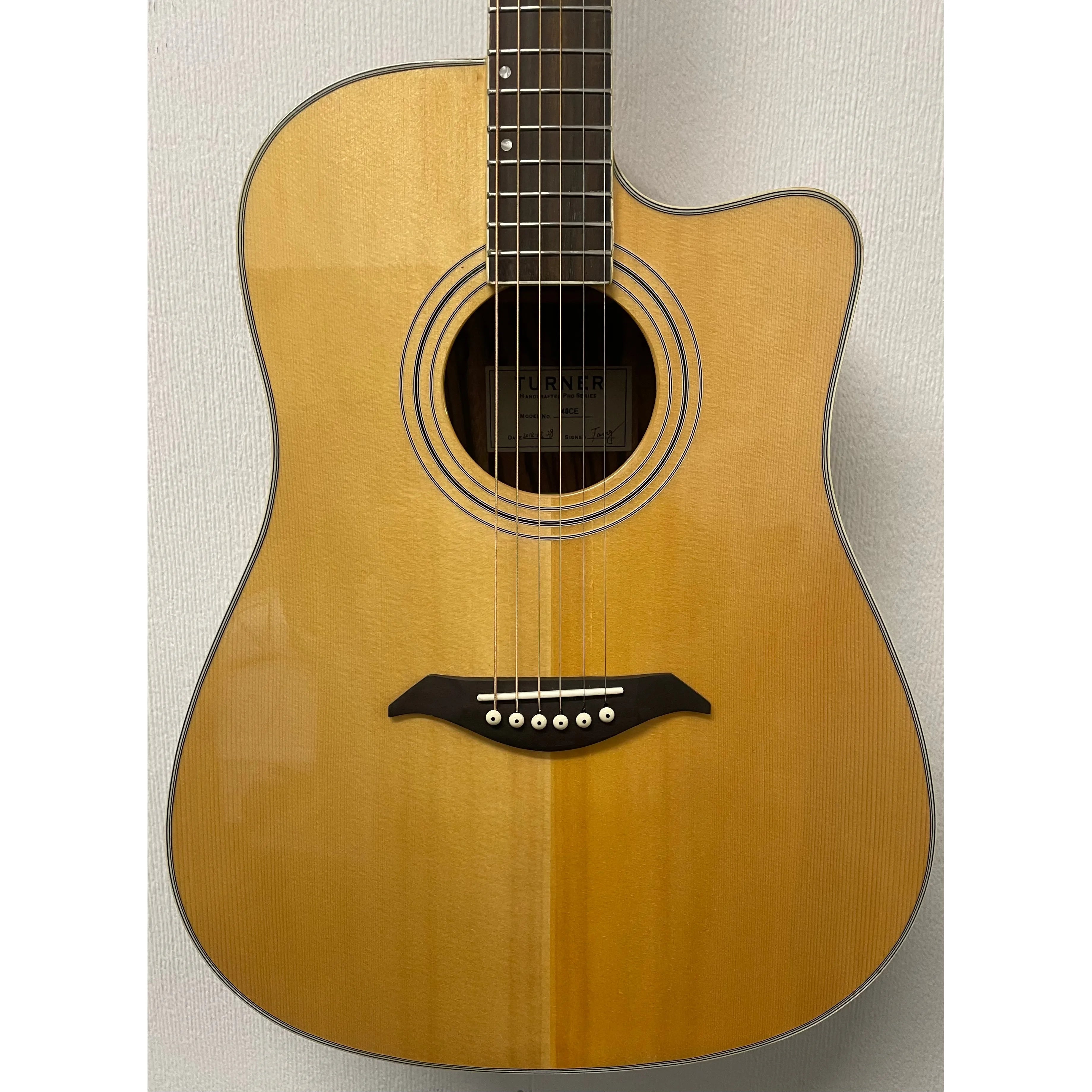 Turner Dreadnought 40CE Electro Acoustic Guitar