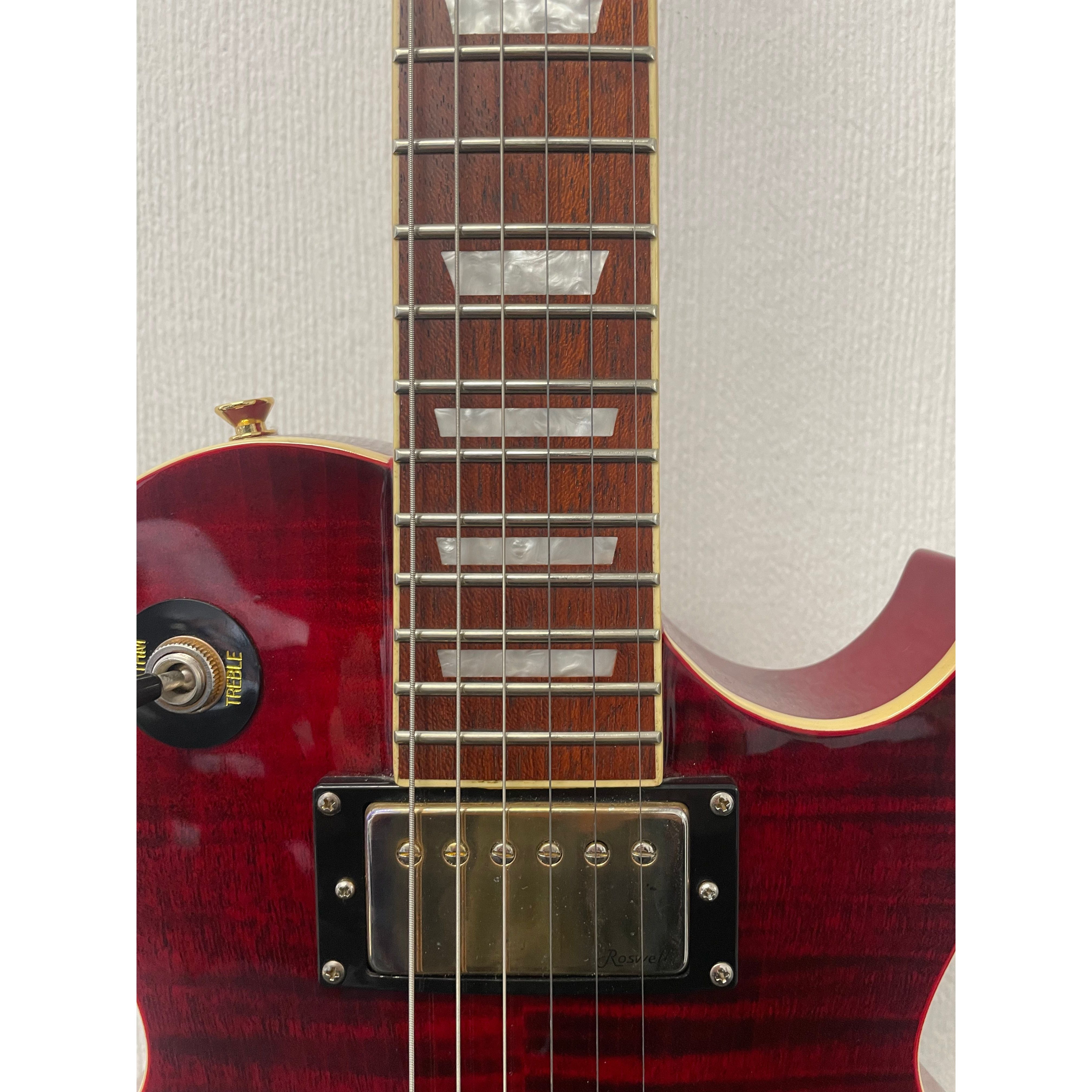 Harley Benton SC-550 Deluxe Les Paul Style Electric in Black Cherry with Gigbag Pre-Owned