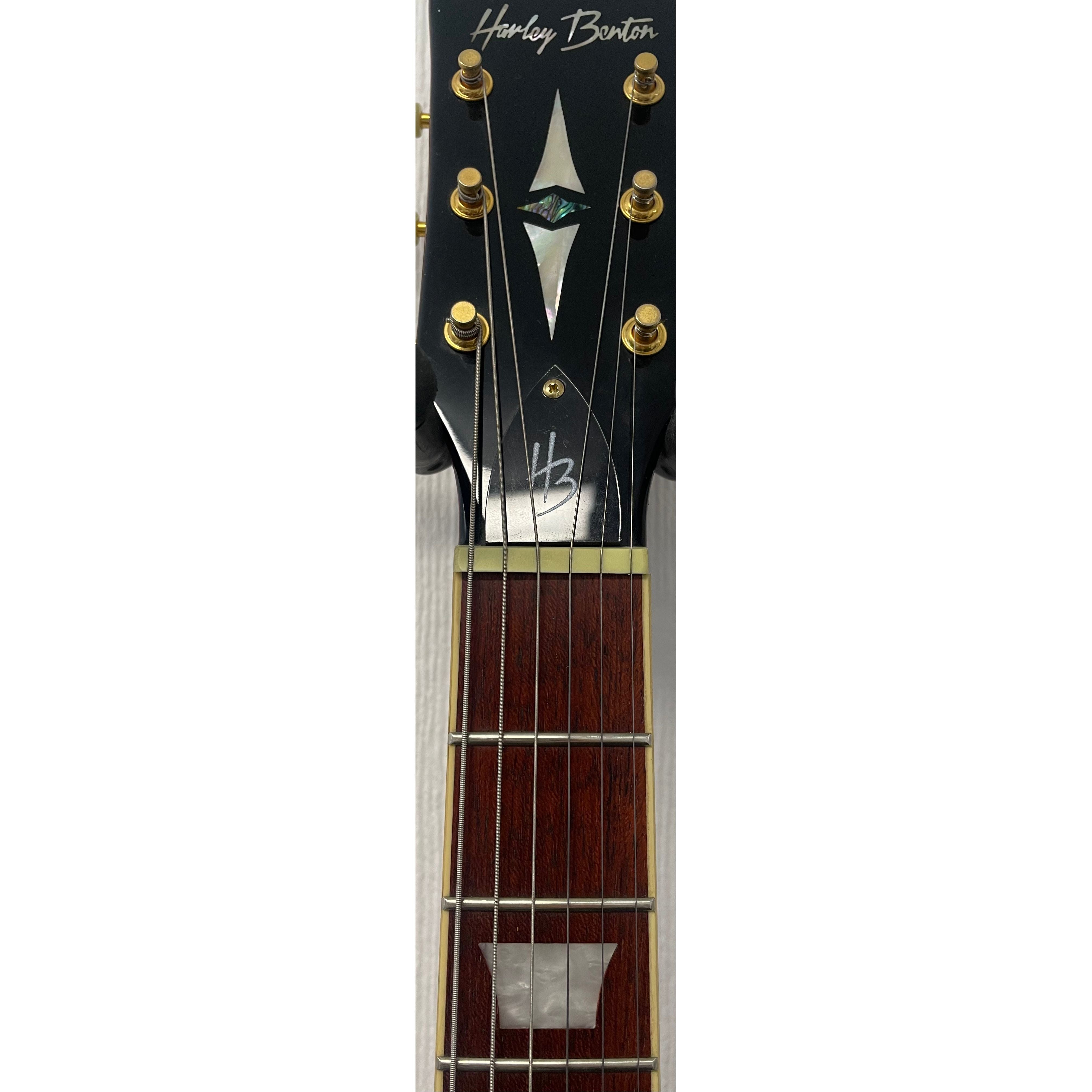 Harley Benton SC-550 Deluxe Les Paul Style Electric in Black Cherry with Gigbag Pre-Owned