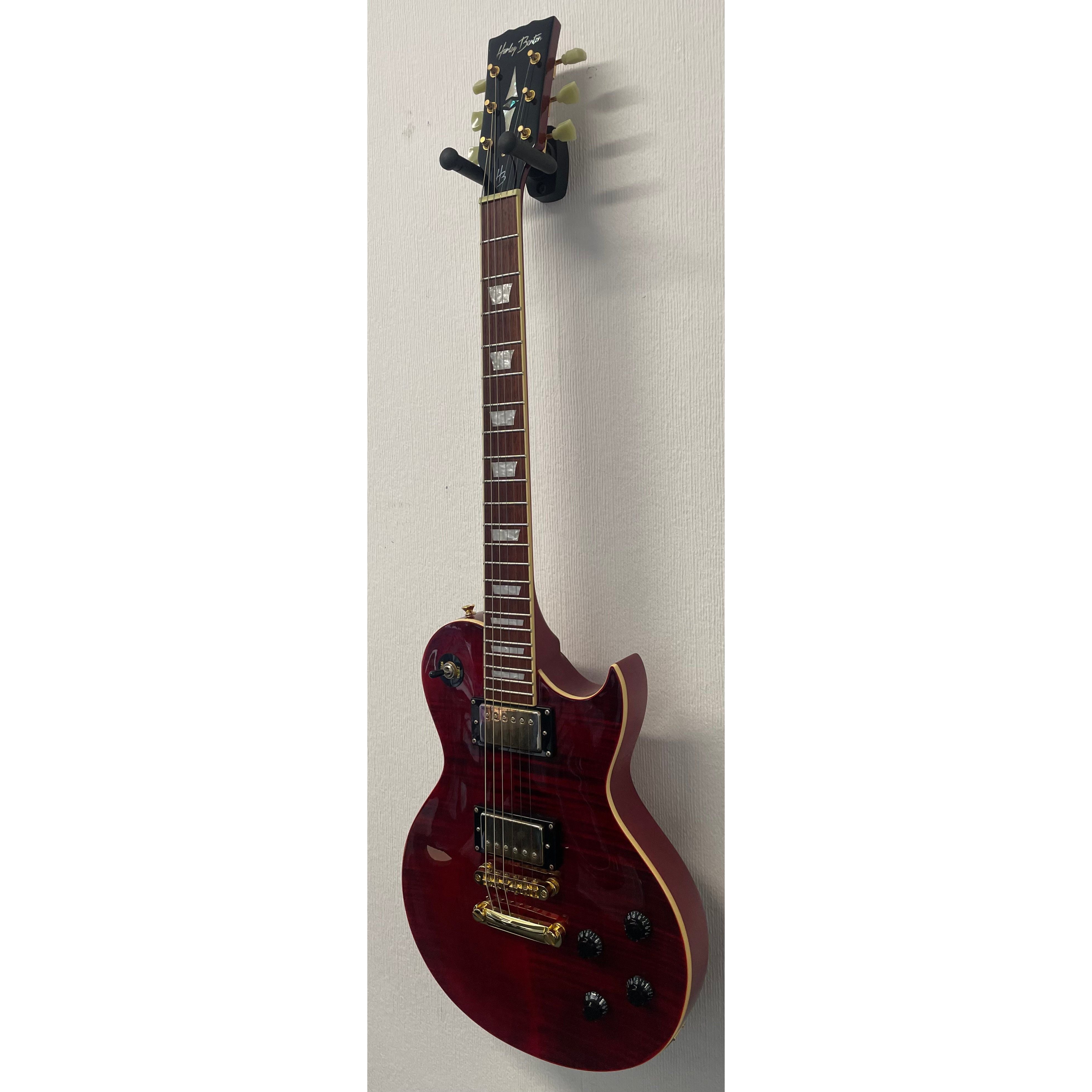 Harley Benton SC-550 Deluxe Les Paul Style Electric in Black Cherry with Gigbag Pre-Owned