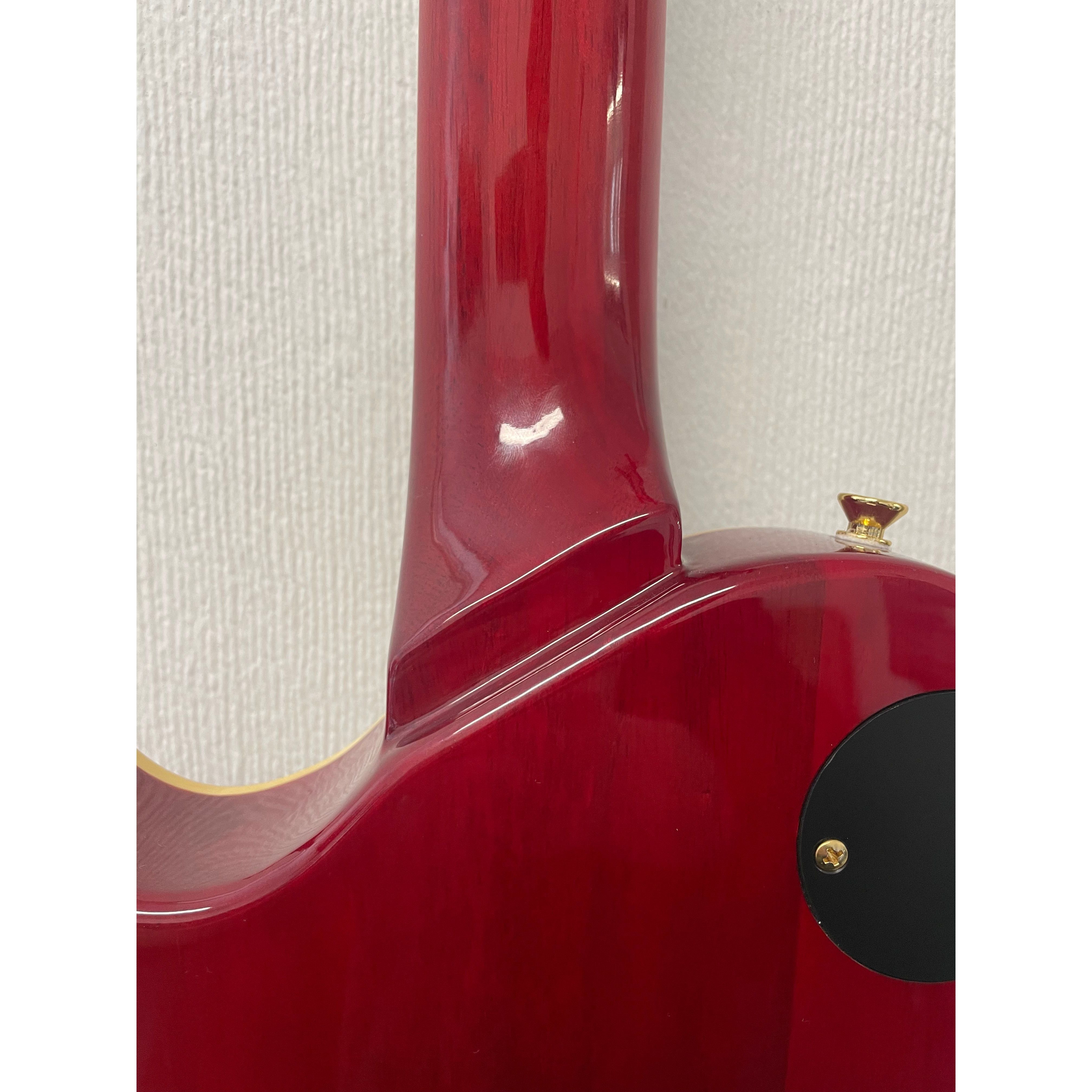 Harley Benton SC-550 Deluxe Les Paul Style Electric in Black Cherry with Gigbag Pre-Owned