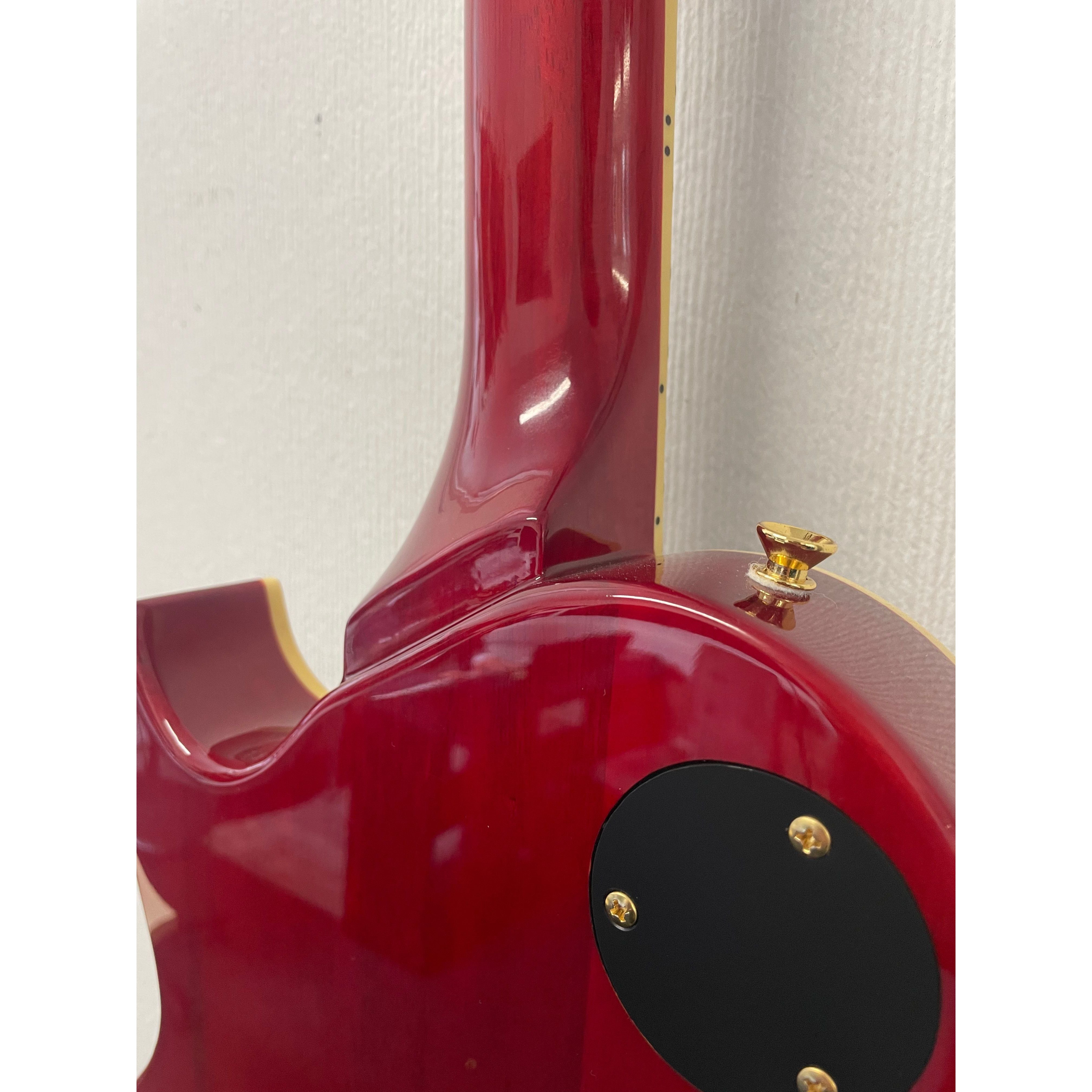 Harley Benton SC-550 Deluxe Les Paul Style Electric in Black Cherry with Gigbag Pre-Owned
