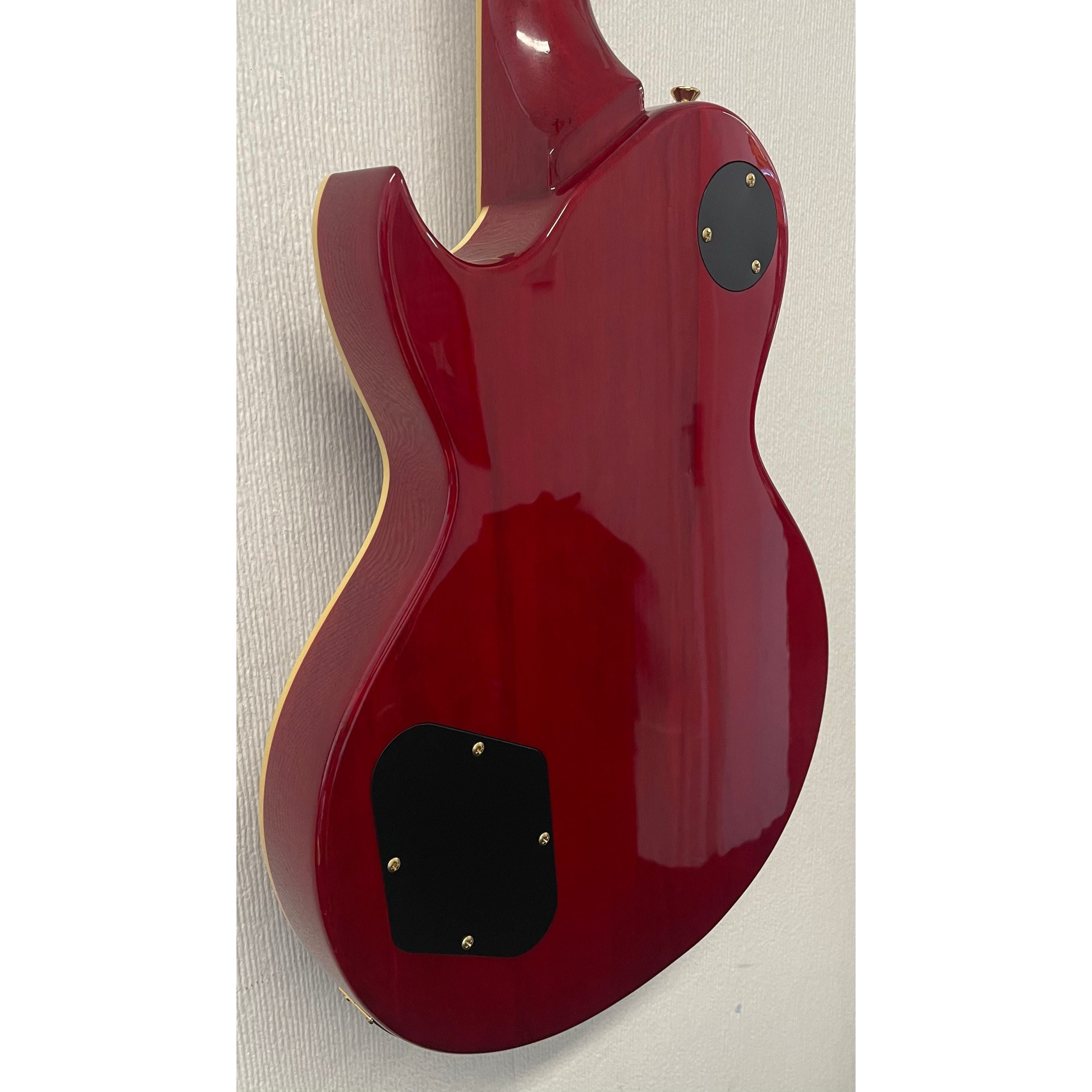 Harley Benton SC-550 Deluxe Les Paul Style Electric in Black Cherry with Gigbag Pre-Owned