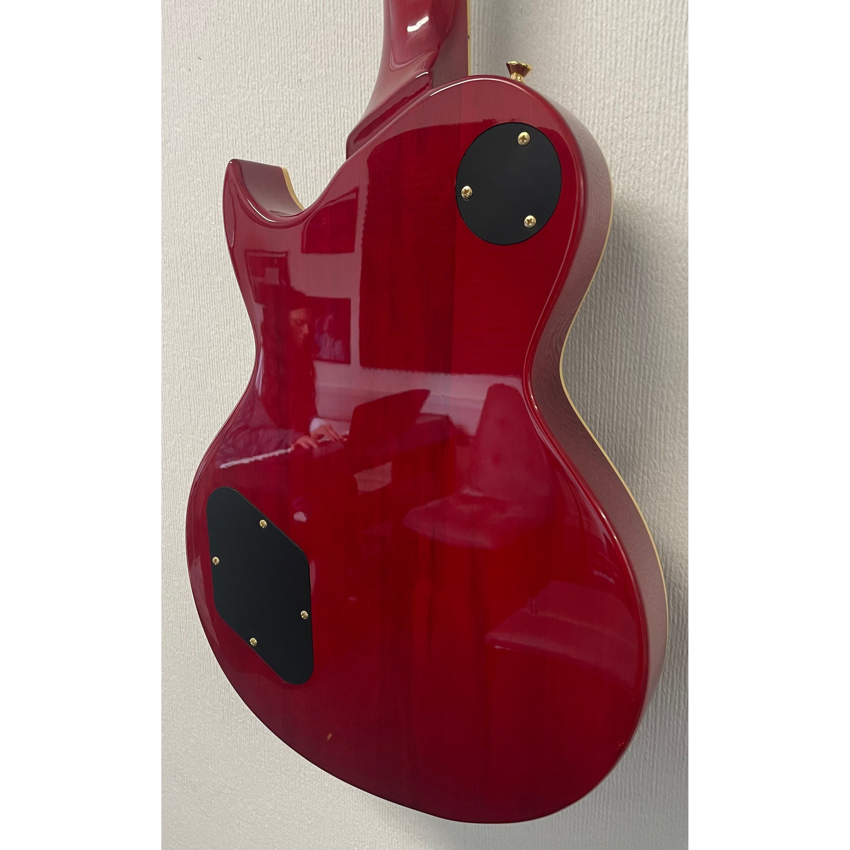 Harley Benton SC-550 Deluxe Les Paul Style Electric in Black Cherry with Gigbag Pre-Owned