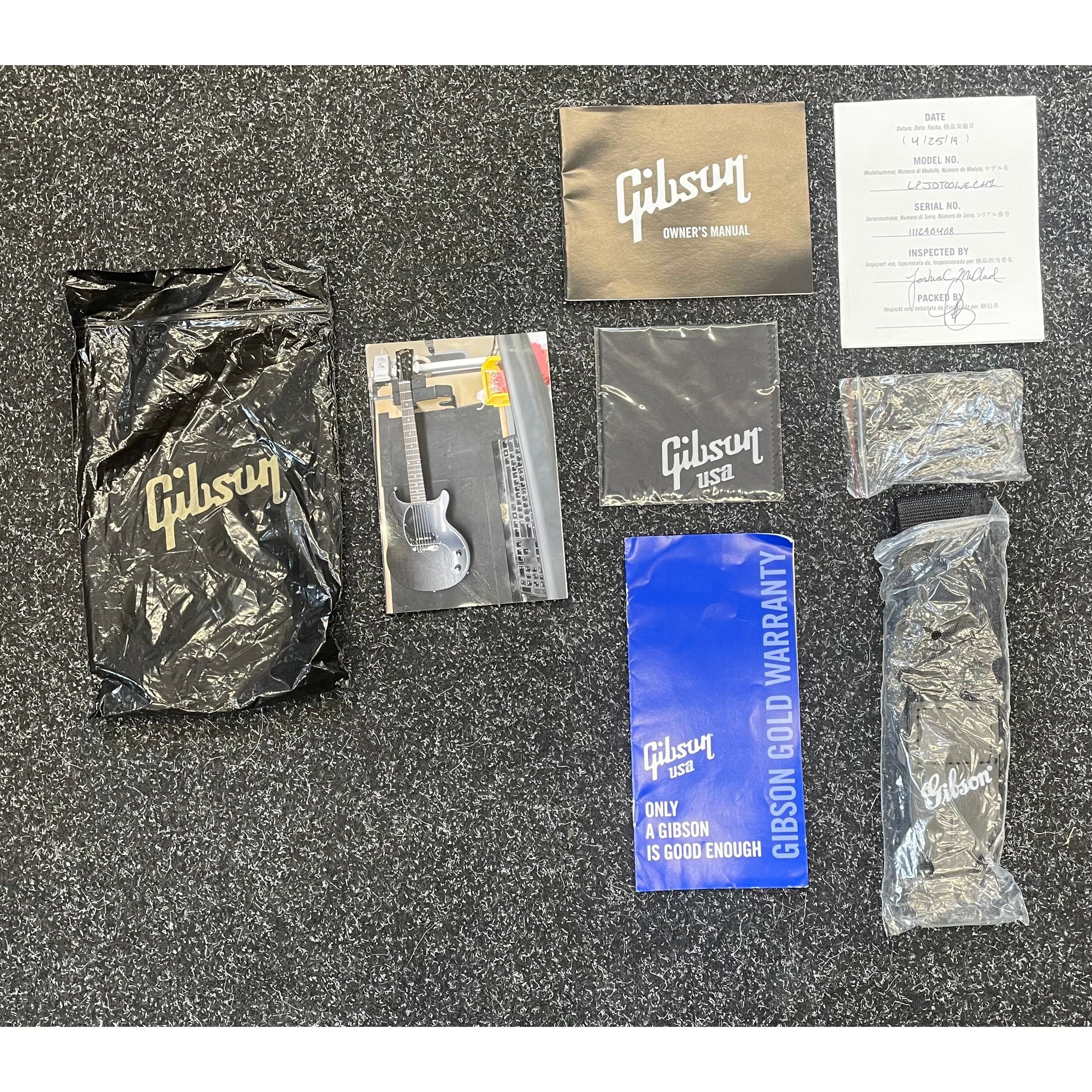 Gibson Les Paul Tribute Double Cutaway in Worn Ebony with Original Gigbag and Case Candy Pre-Owned