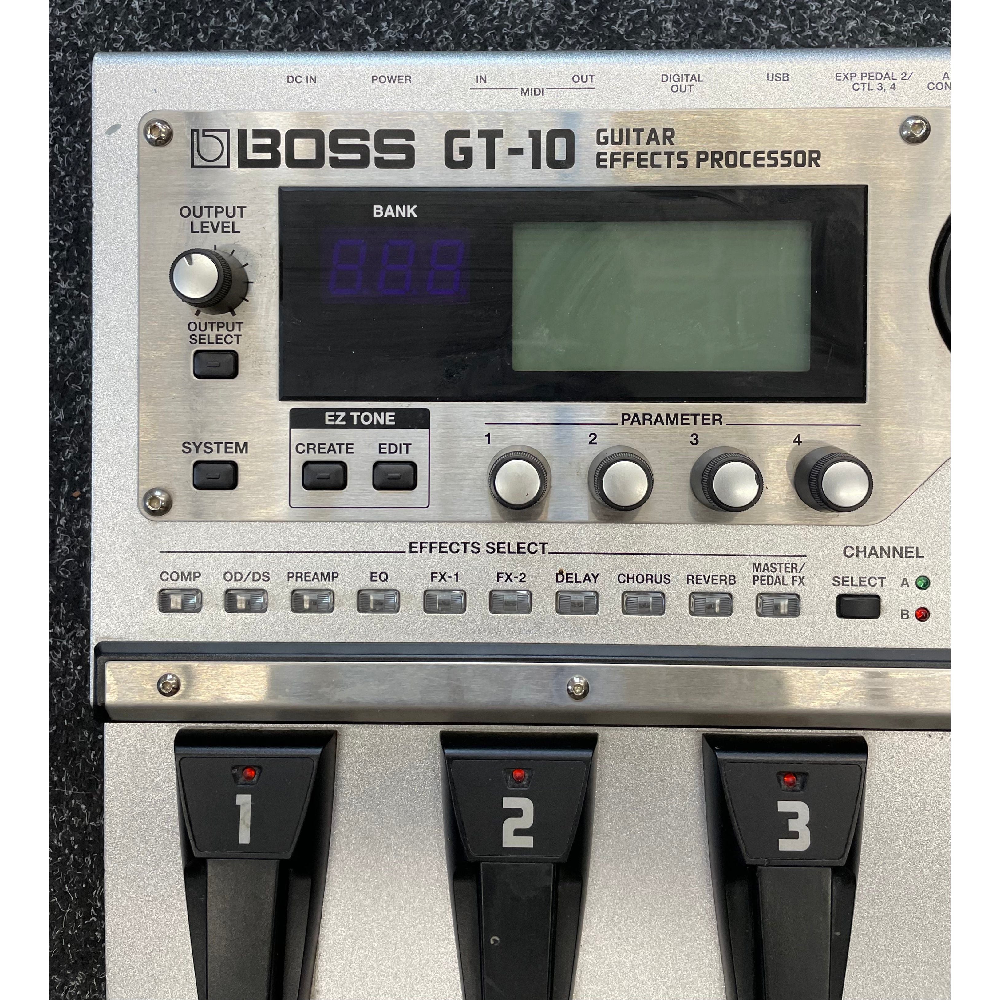 Boss GT-10 Guitar FX Processor, Multi Effects Pedal Pre-Owned