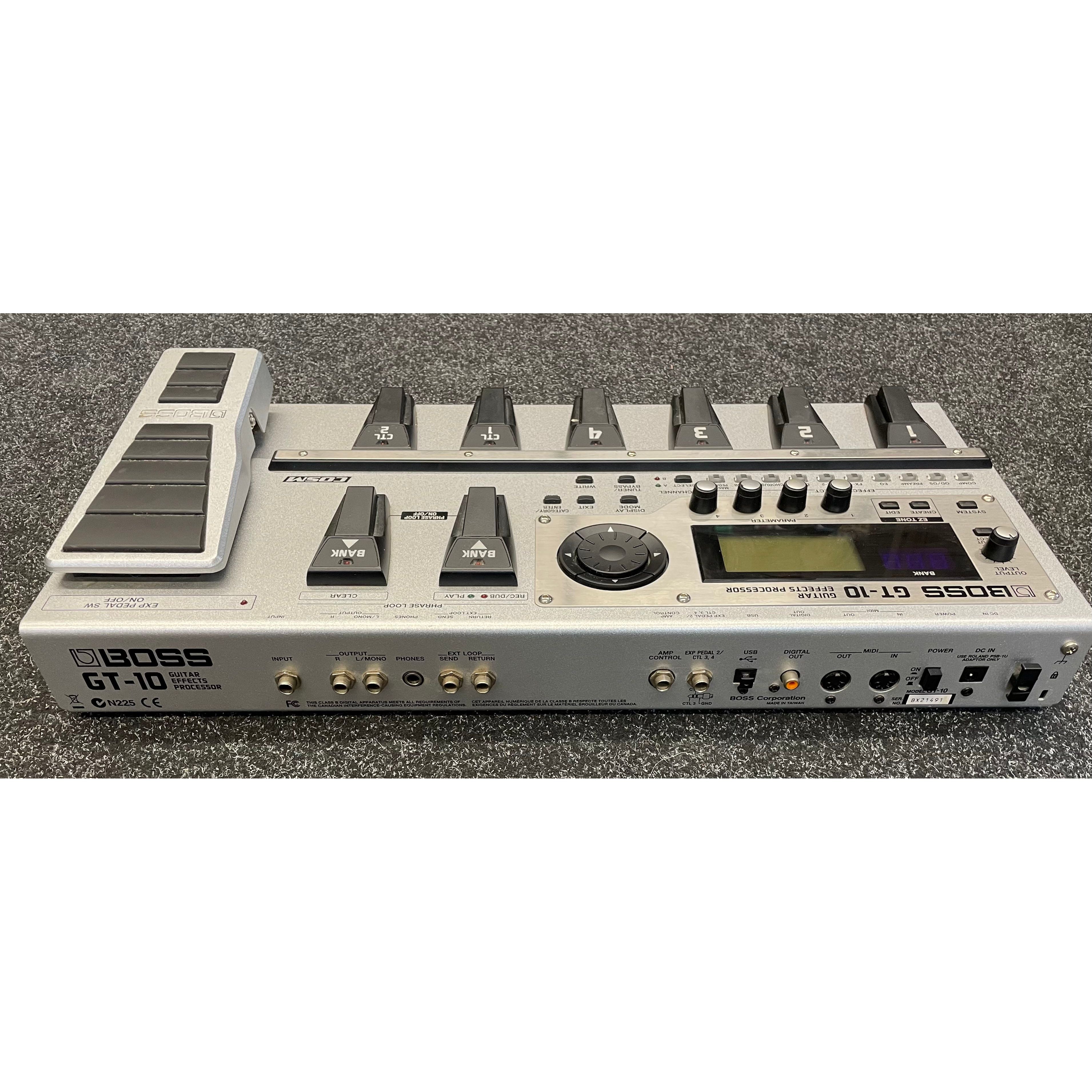 Boss GT-10 Guitar FX Processor, Multi Effects Pedal Pre-Owned