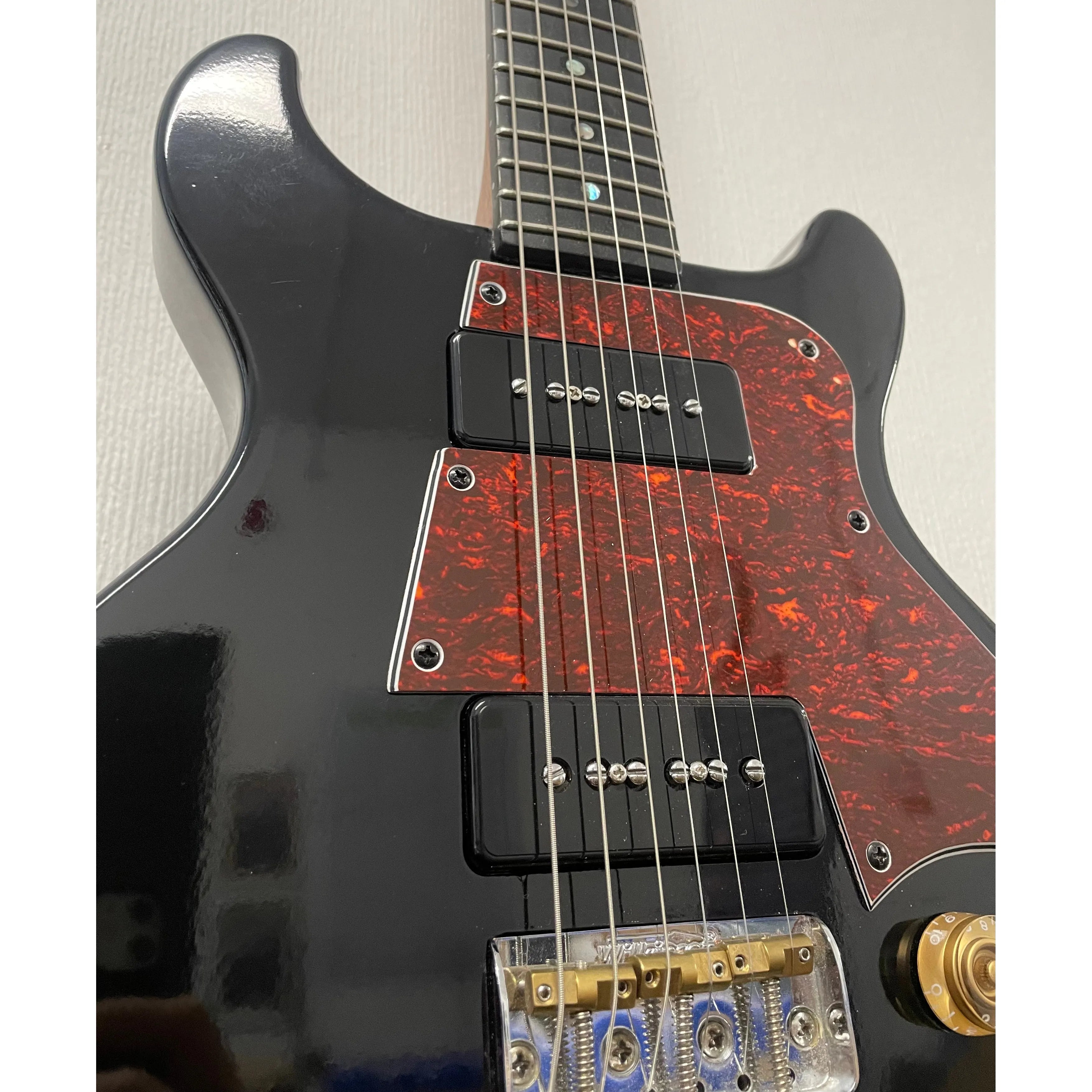 Custom Guitars Kingmaker Unique Luthier Built Electric Guitar with P90's and Slash Artwork Pre-Owned