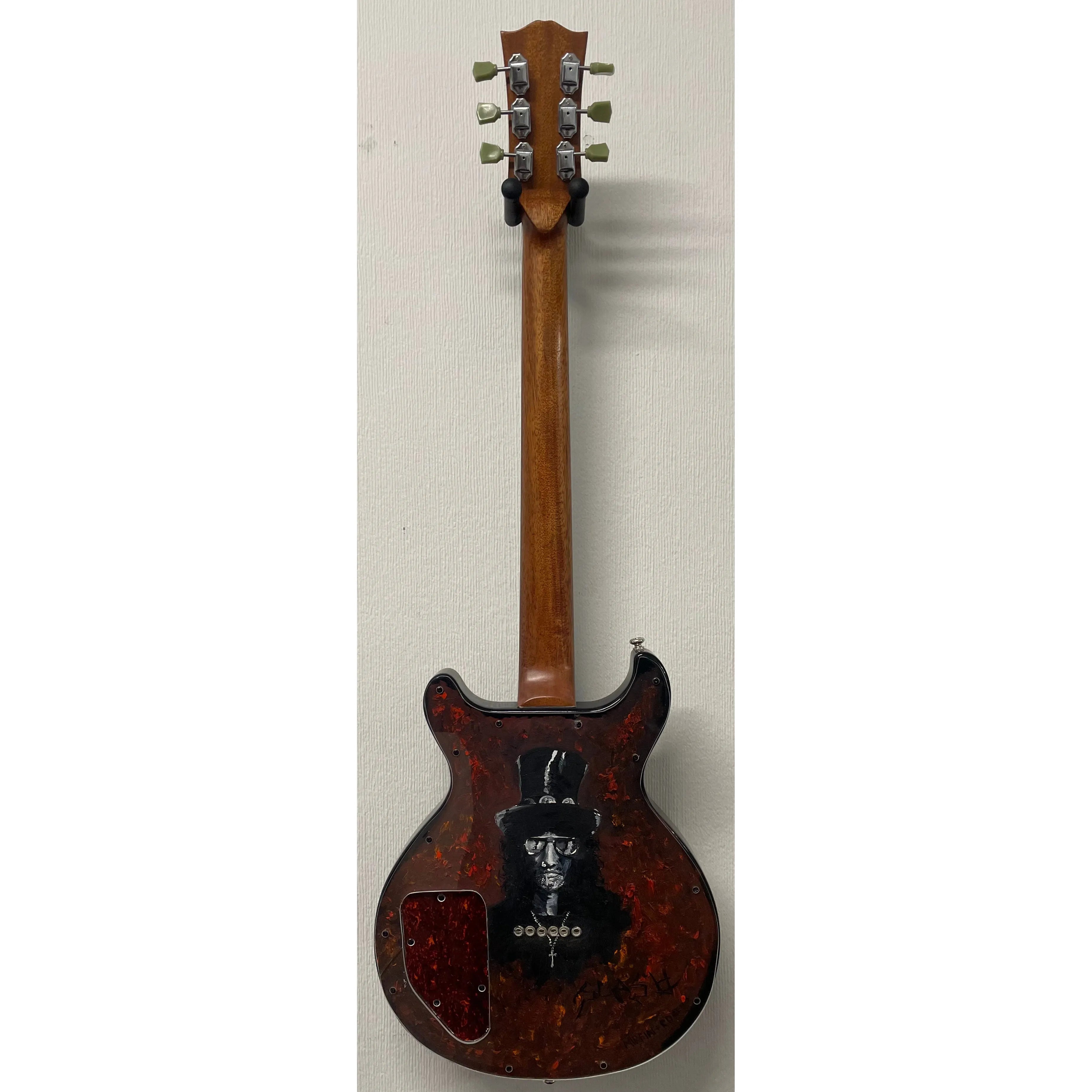 Custom Guitars Kingmaker Unique Luthier Built Electric Guitar with P90's and Slash Artwork Pre-Owned