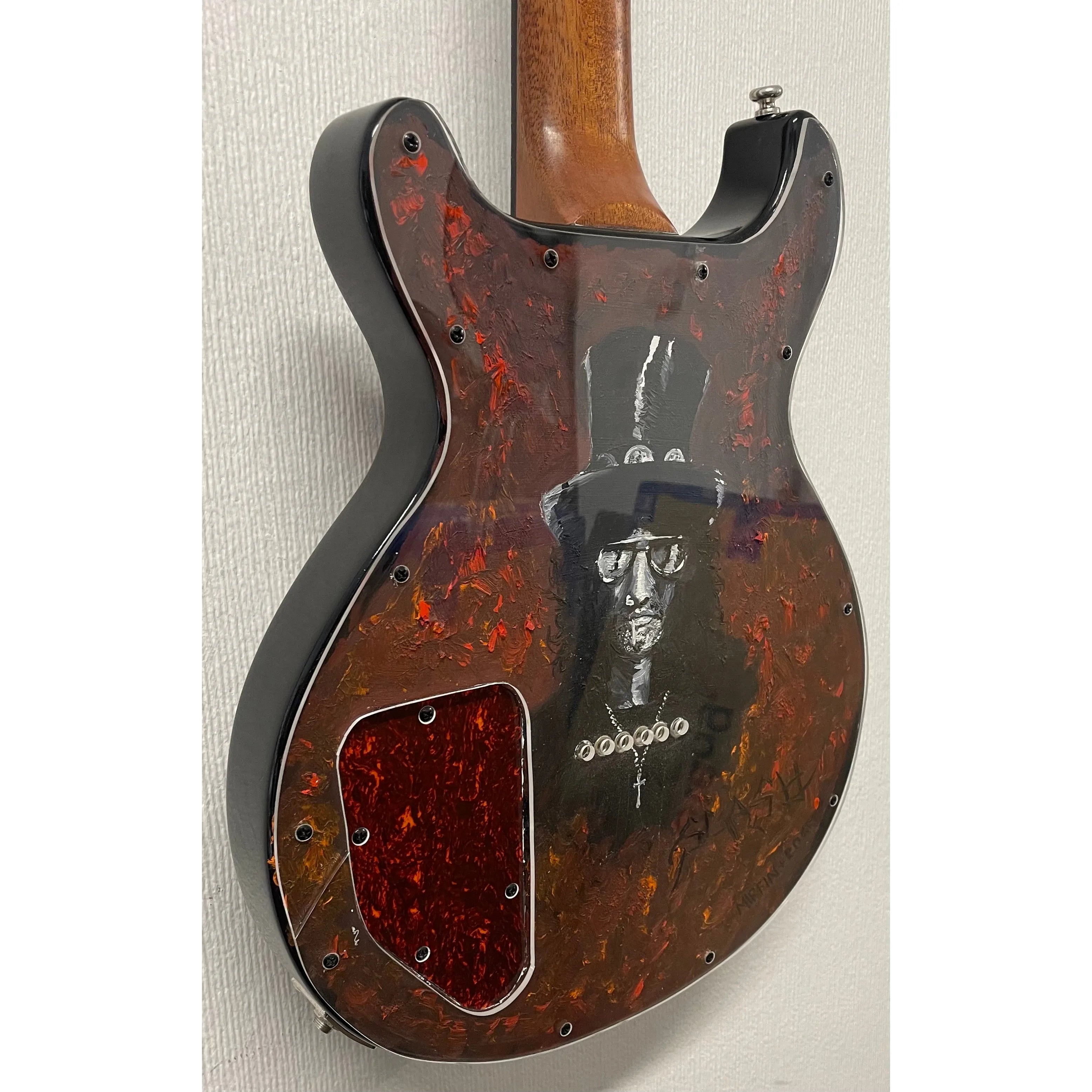 Custom Guitars Kingmaker Unique Luthier Built Electric Guitar with P90's and Slash Artwork Pre-Owned