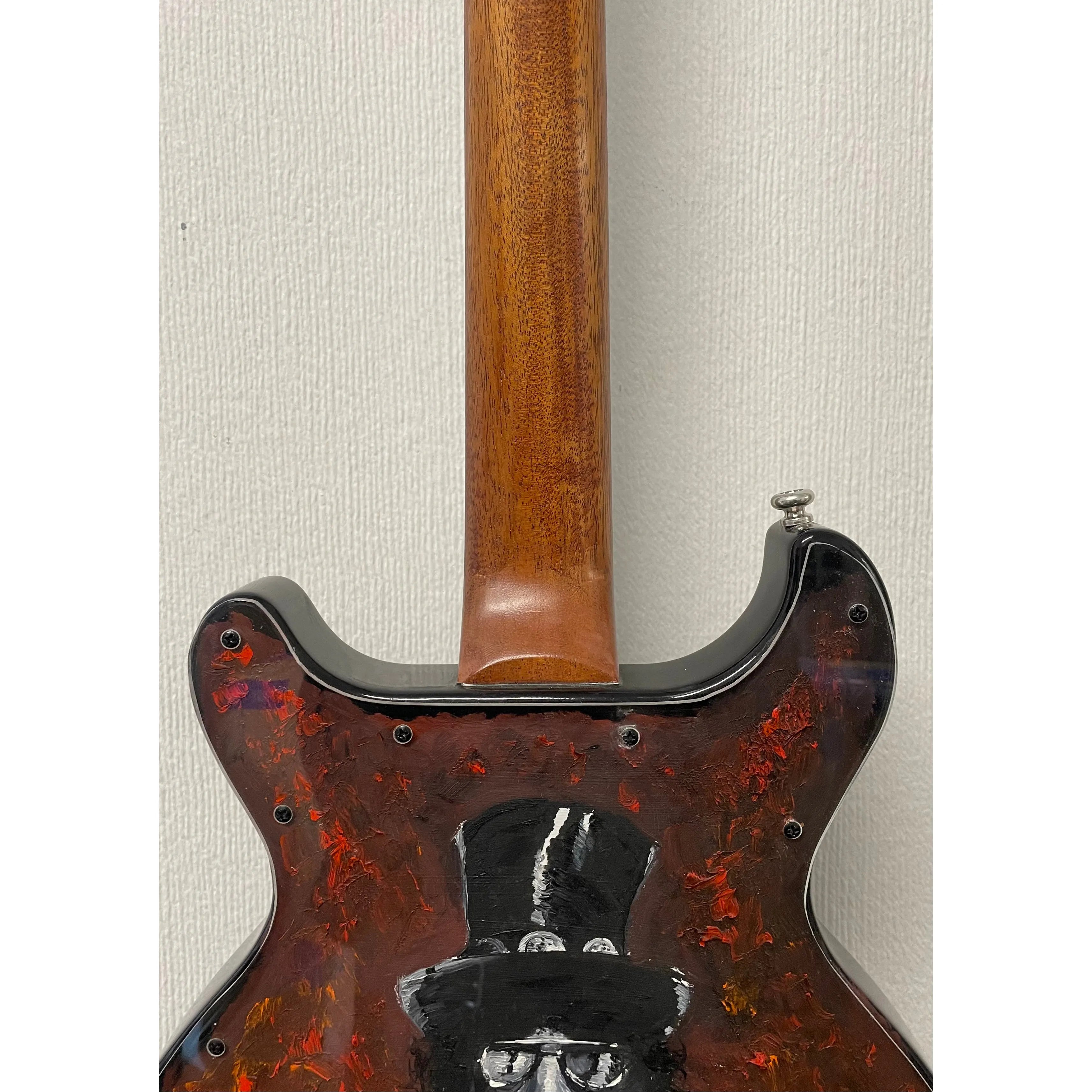 Custom Guitars Kingmaker Unique Luthier Built Electric Guitar with P90's and Slash Artwork Pre-Owned