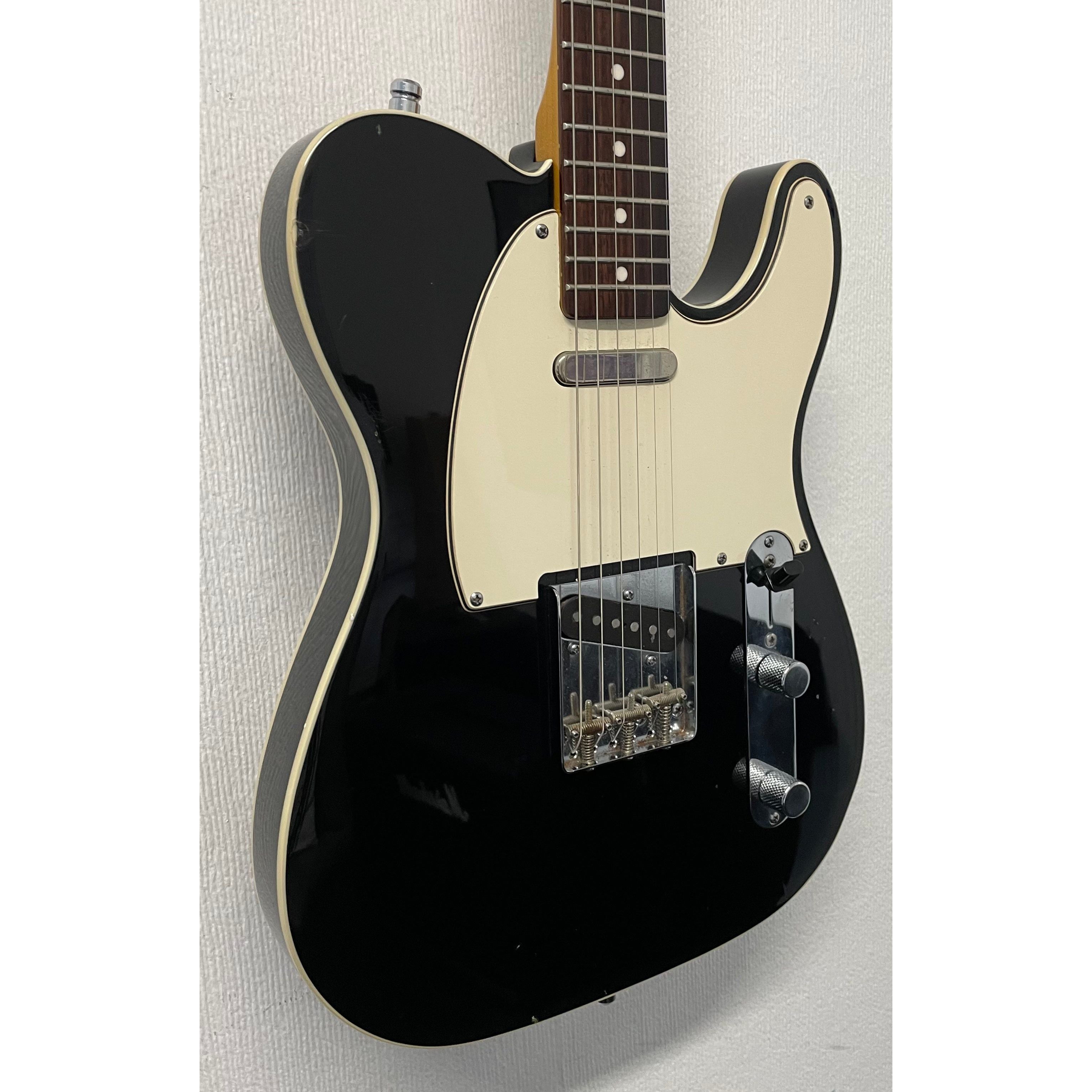 Squier Classic Vibe Telecaster Custom with Painted Head Cap, 2013, in Black Pre-Owned