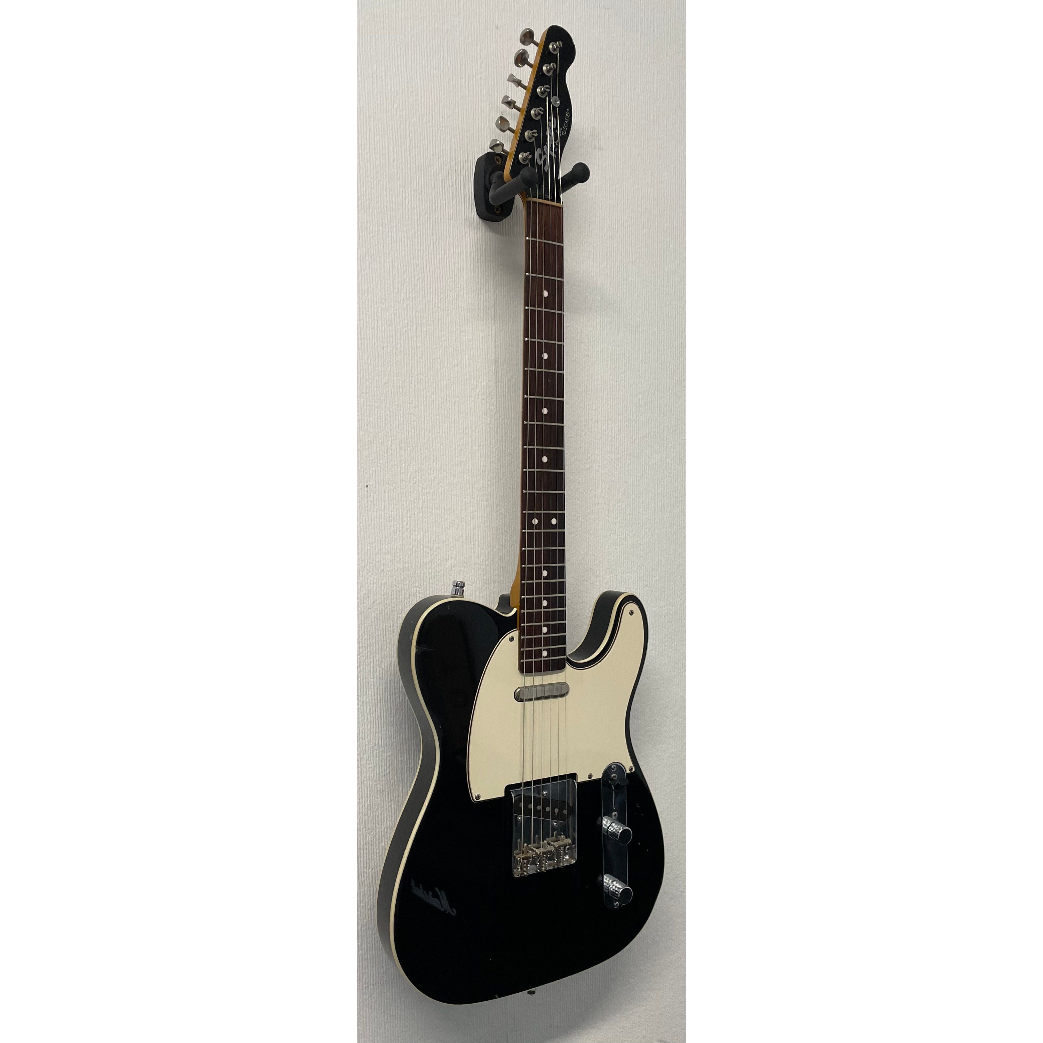 Squier Classic Vibe Telecaster Custom with Painted Head Cap, 2013, in Black Pre-Owned