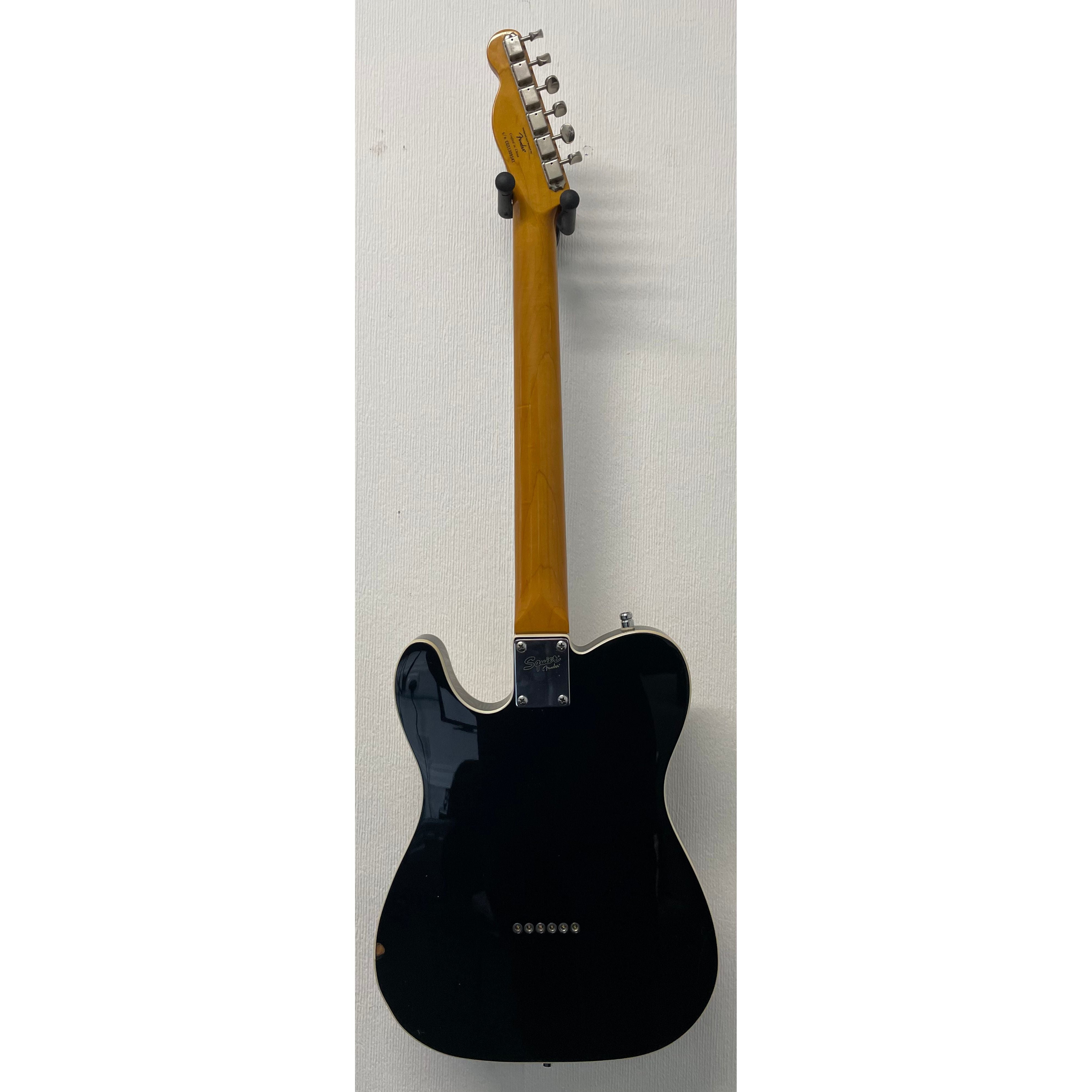 Squier Classic Vibe Telecaster Custom with Painted Head Cap, 2013, in Black Pre-Owned