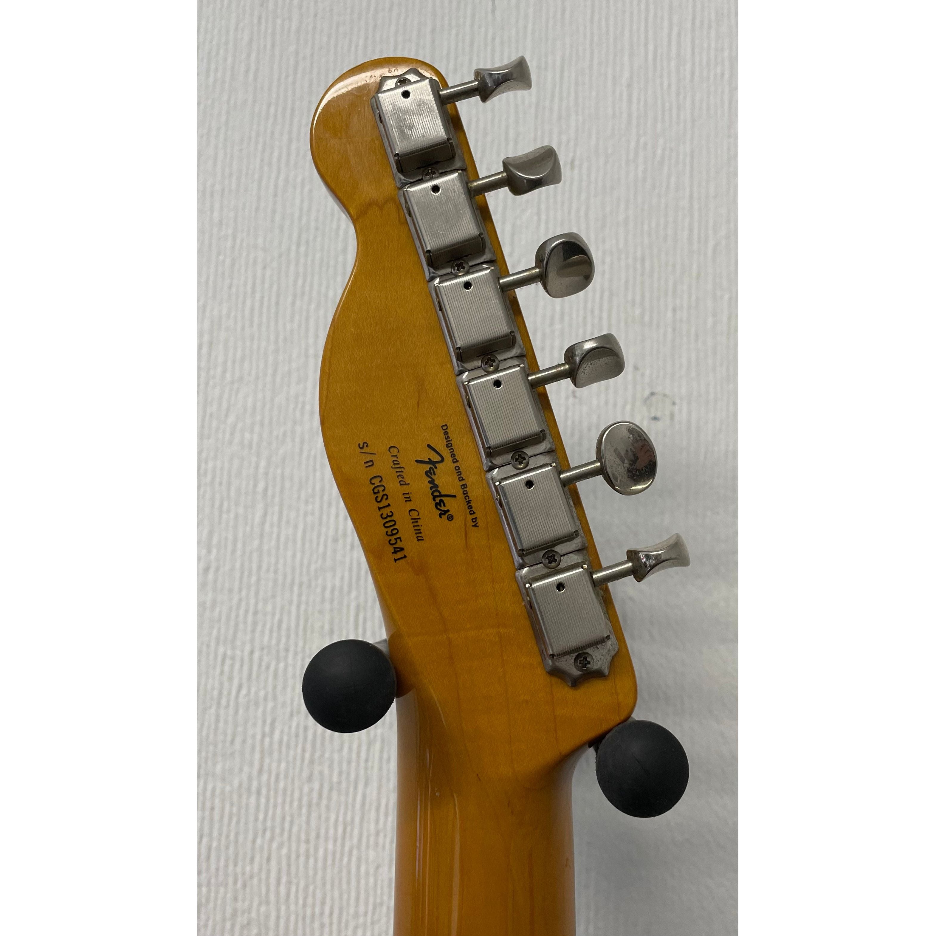 Squier Classic Vibe Telecaster Custom with Painted Head Cap, 2013, in Black Pre-Owned
