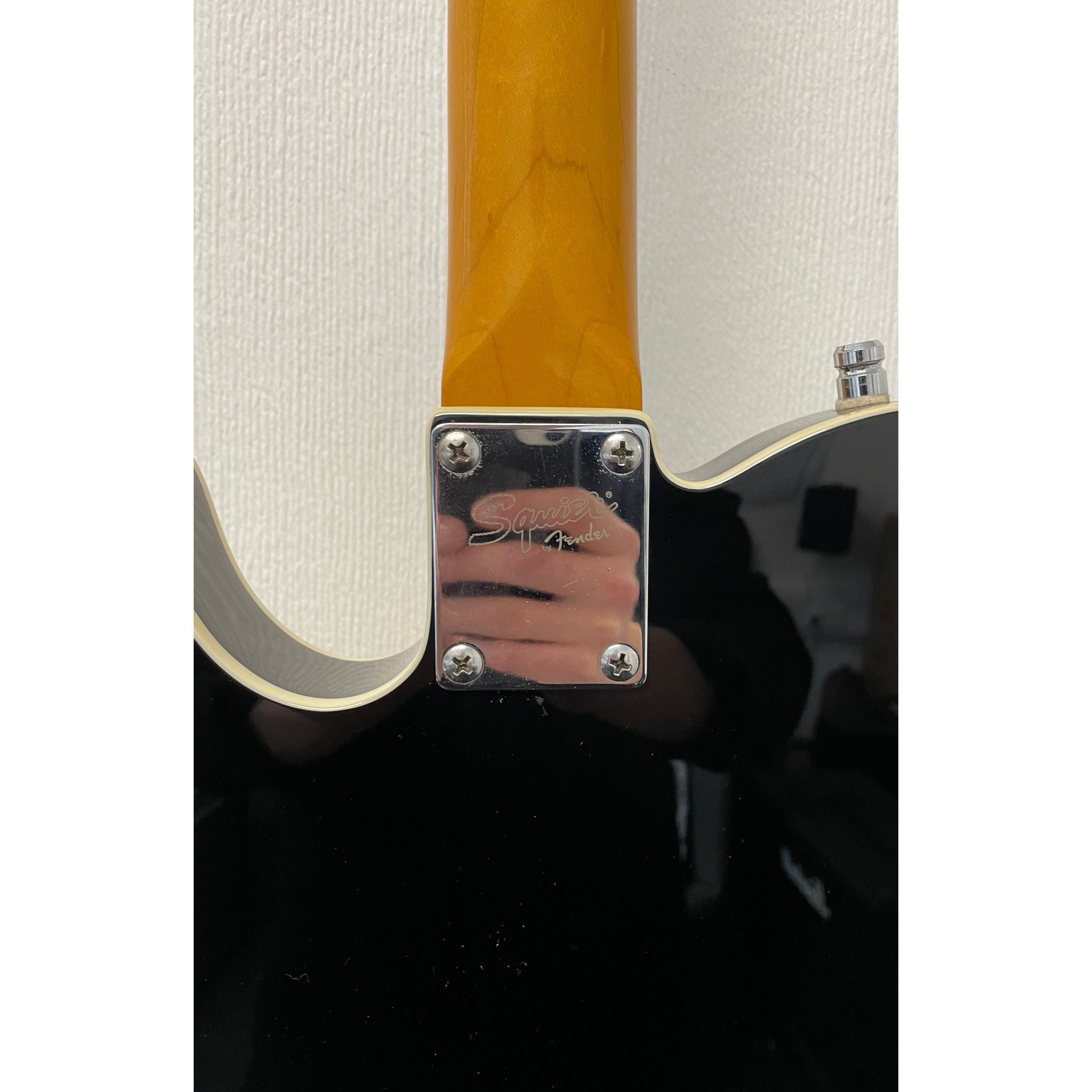 Squier Classic Vibe Telecaster Custom with Painted Head Cap, 2013, in Black Pre-Owned