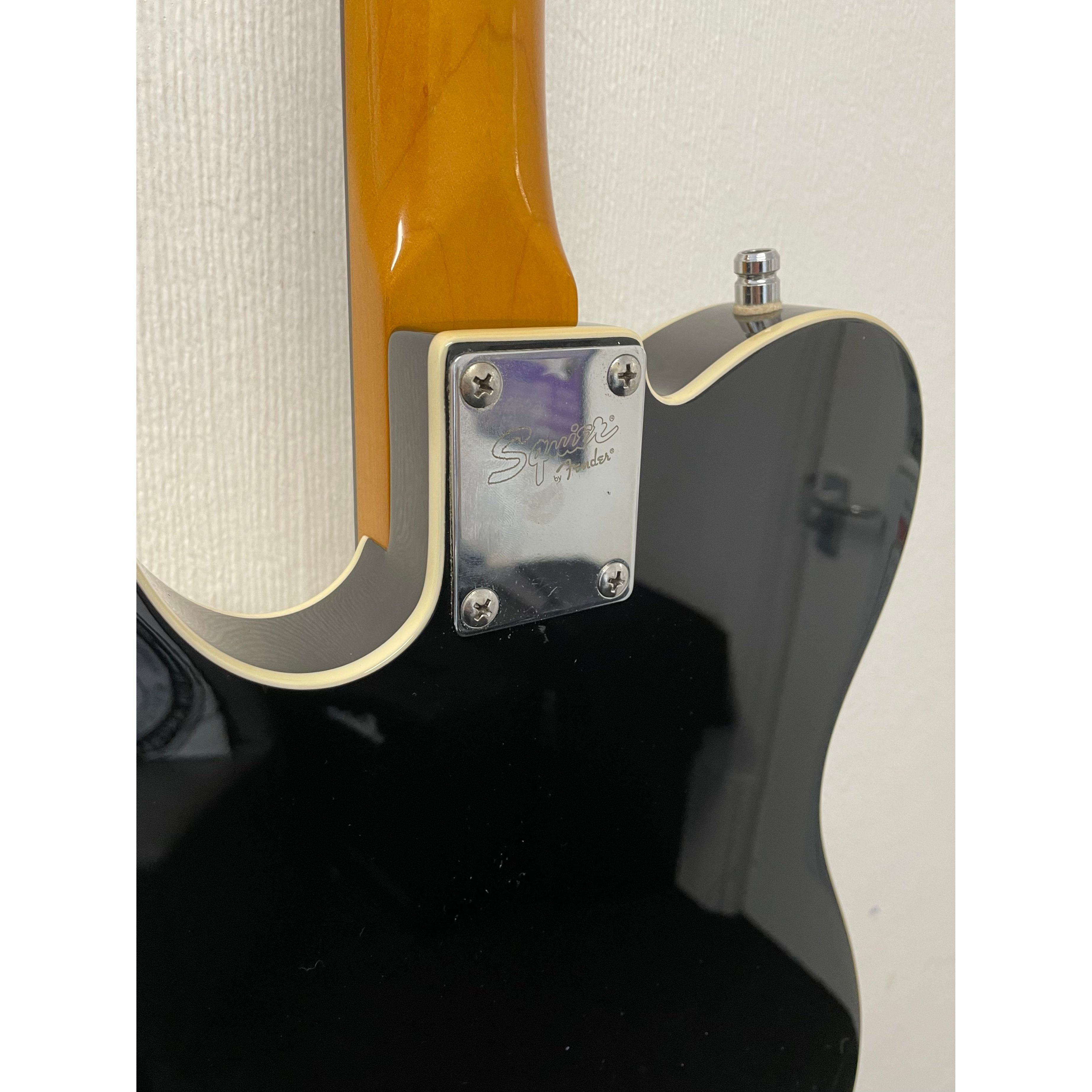 Squier Classic Vibe Telecaster Custom with Painted Head Cap, 2013, in Black Pre-Owned