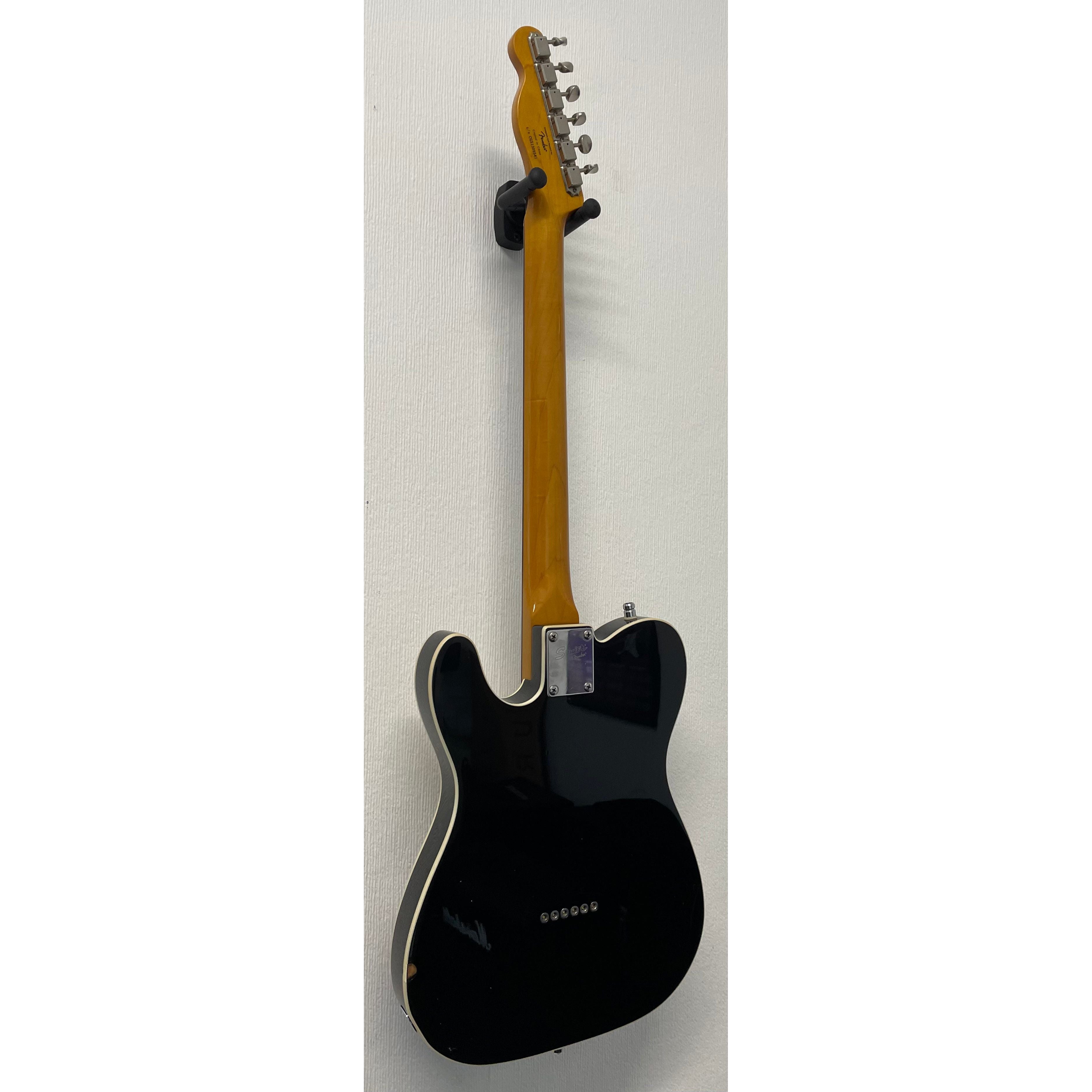 Squier Classic Vibe Telecaster Custom with Painted Head Cap, 2013, in Black Pre-Owned